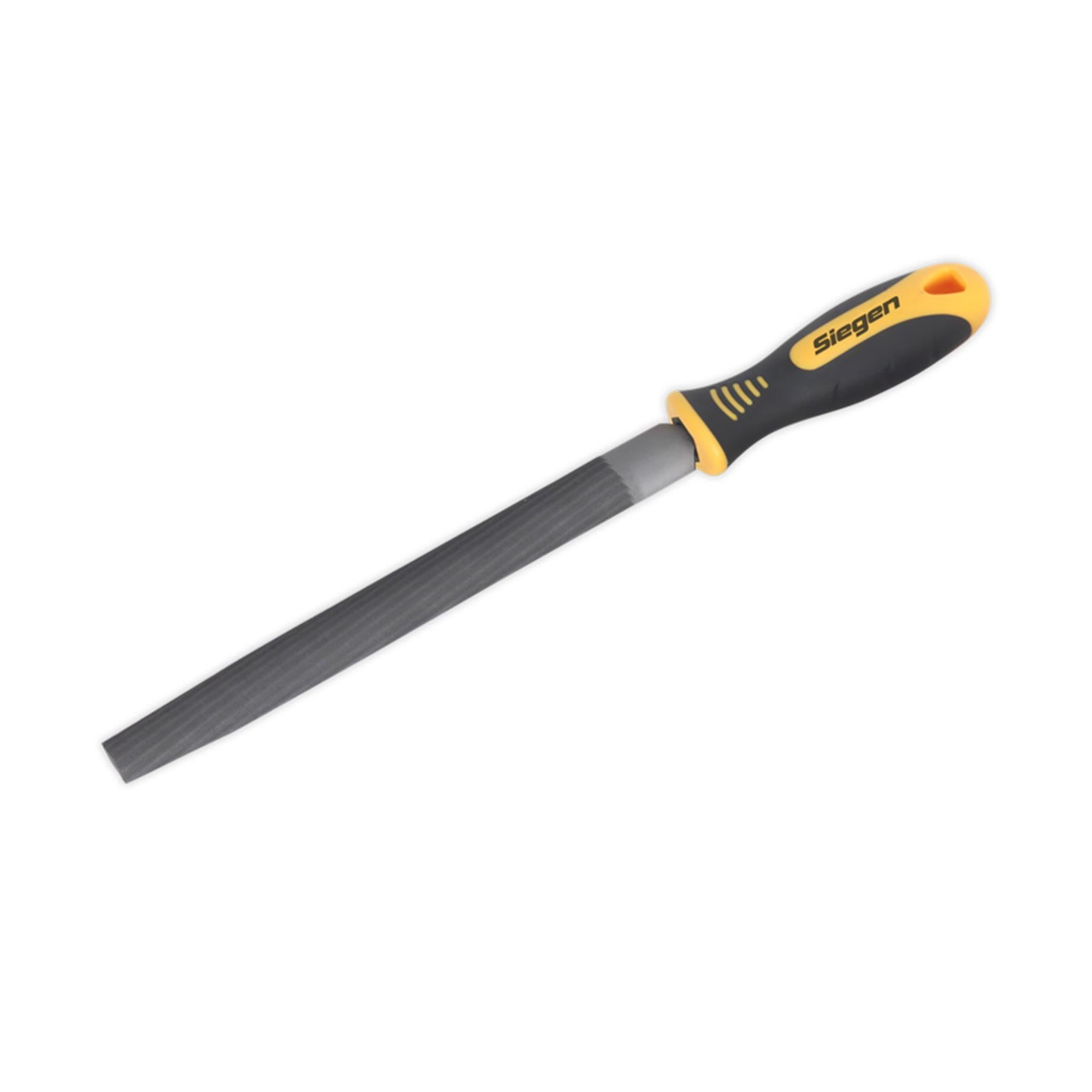 Sealey File Set 4pc 200mm Soft Grip Handles