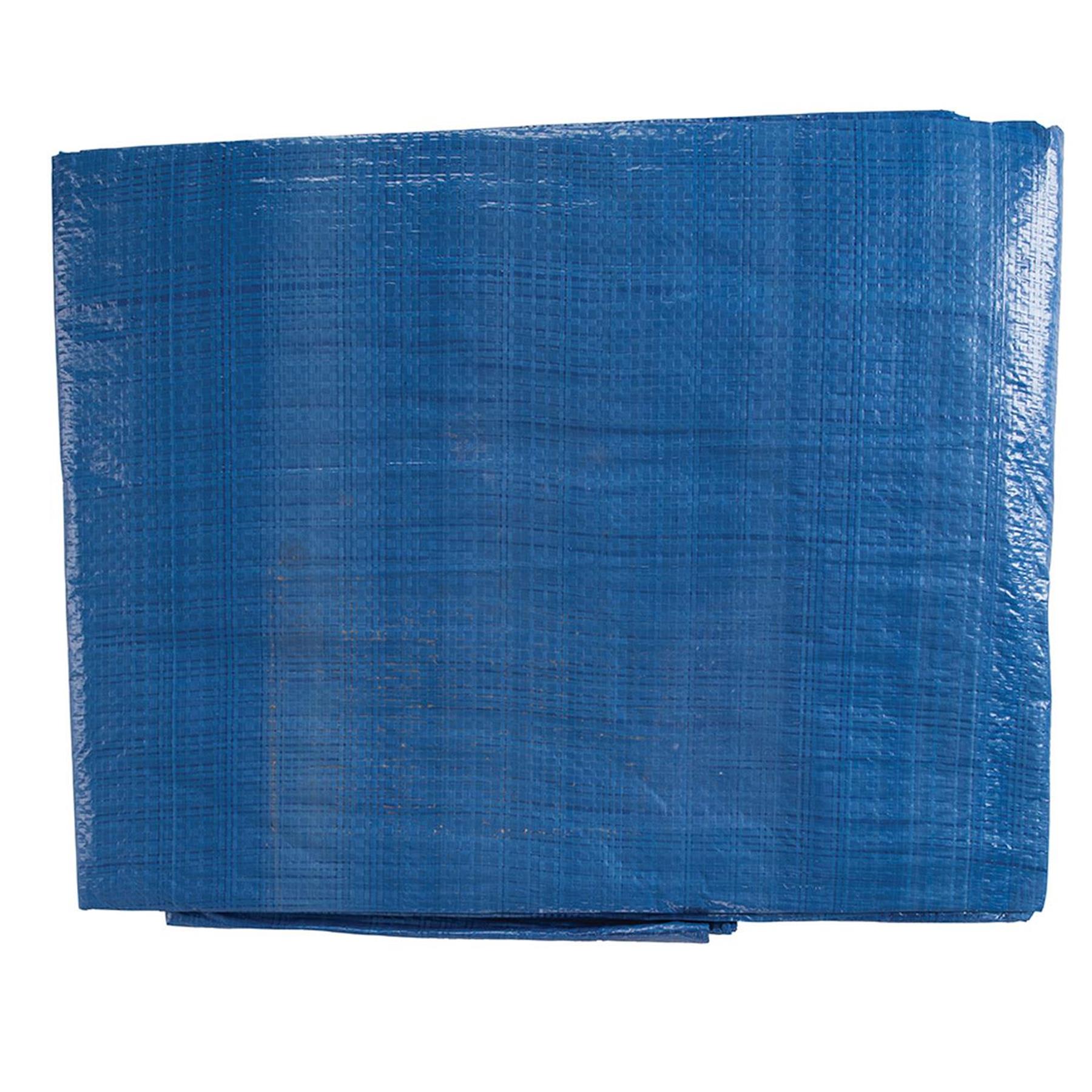 Tarpaulin Waterproof Sheet 4.8Mx6.1M Heavy Duty Cover Tarp Pvc Tear Proof