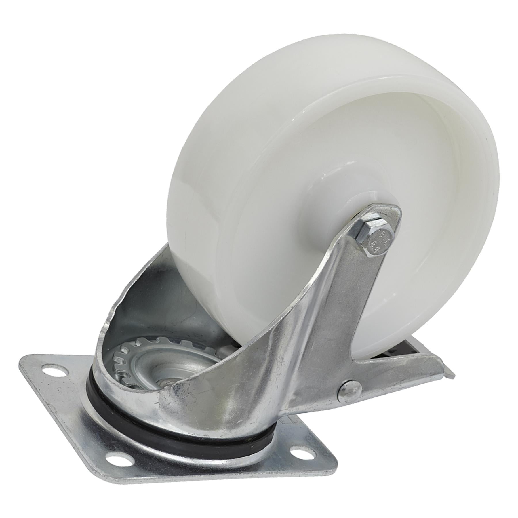 Sealey Castor Wheel Swivel Plate with Total Lock 125mm