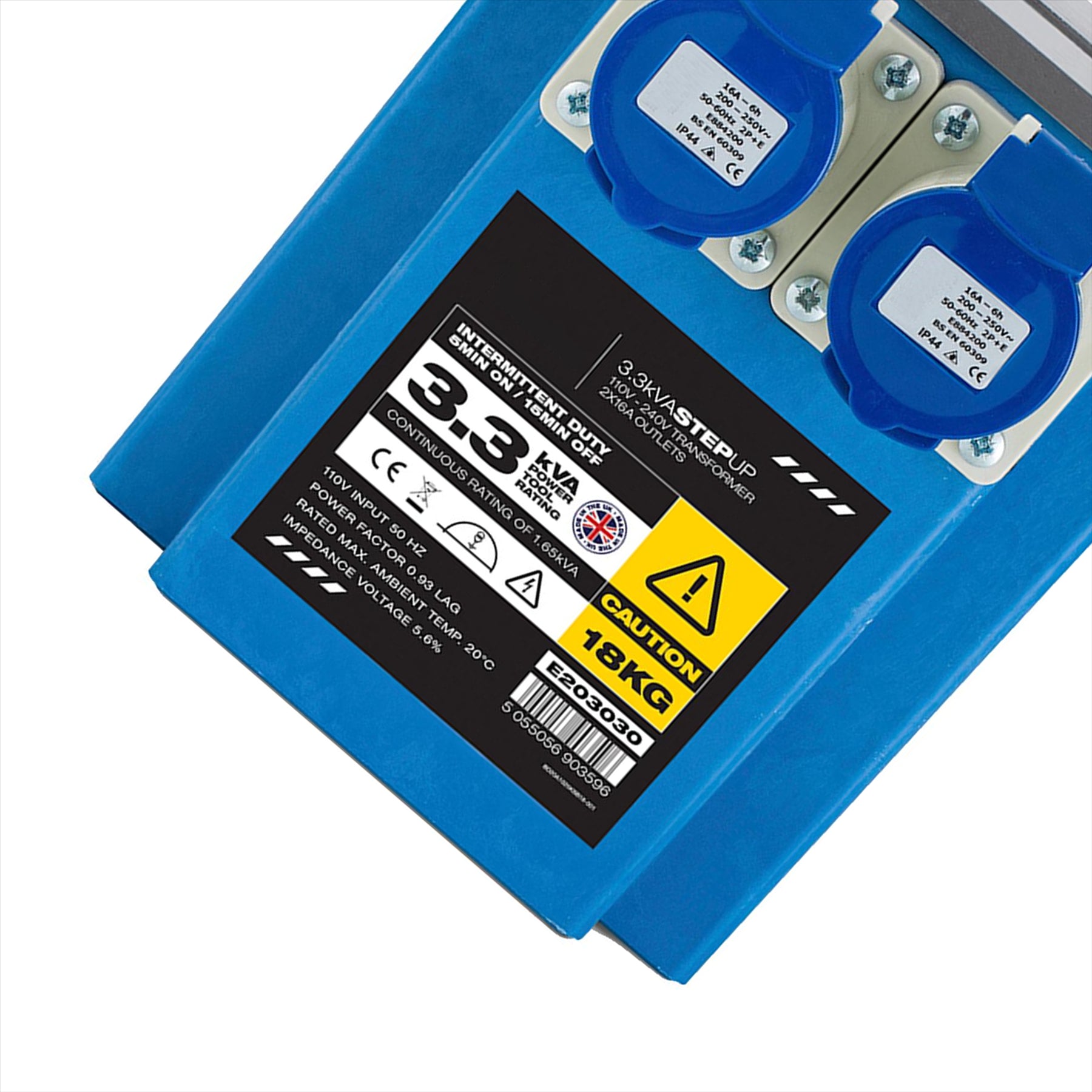 Defender 3.3kVA Step Up Transformer 230V 3300W