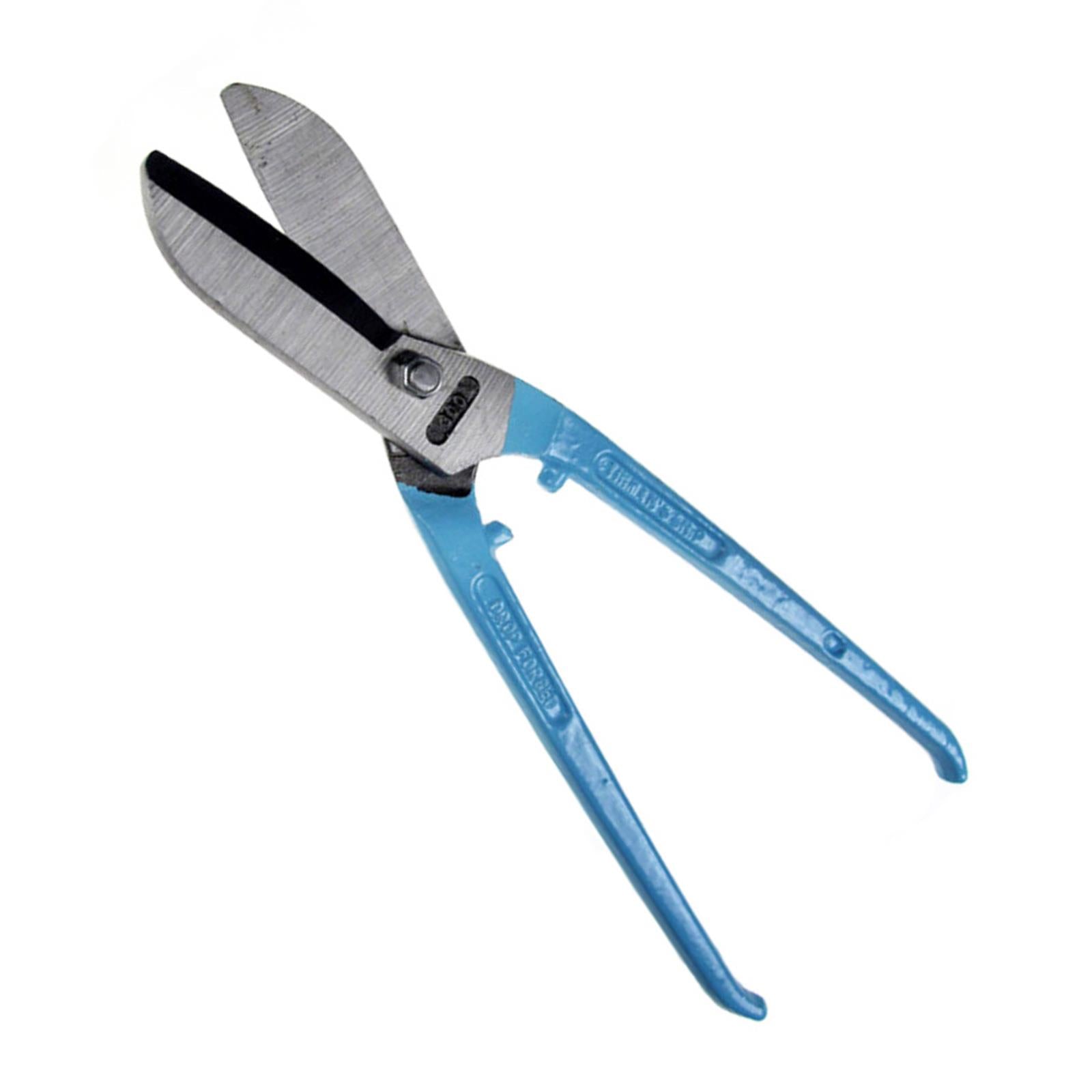 BlueSpot Straight Cut Snips 250mm (10") Metal Cutting Sheet Snips Drop Forged