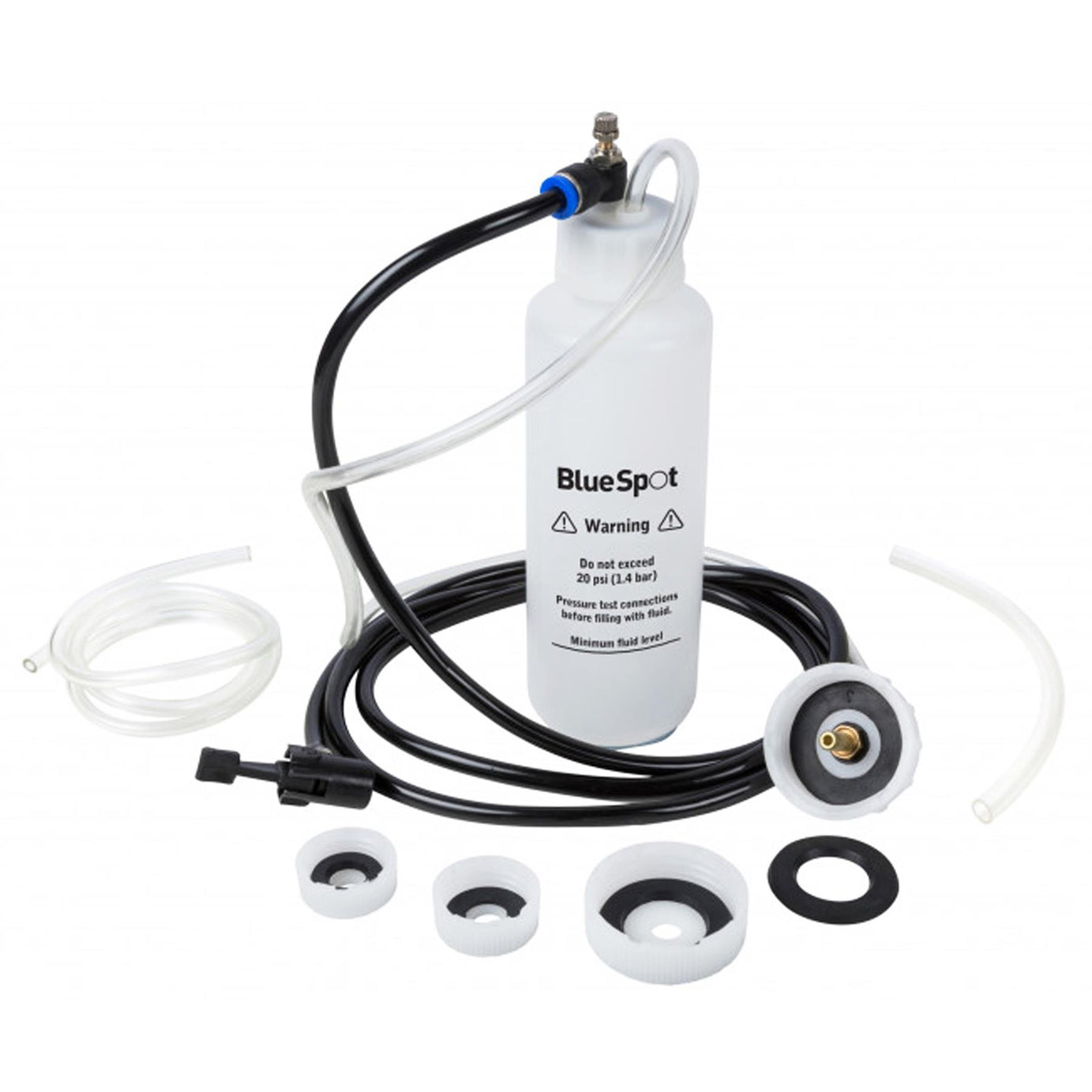 BlueSpot One Person Brake Clutch Vacuum Bleeder Pump Pneumatic Bleeding Kit