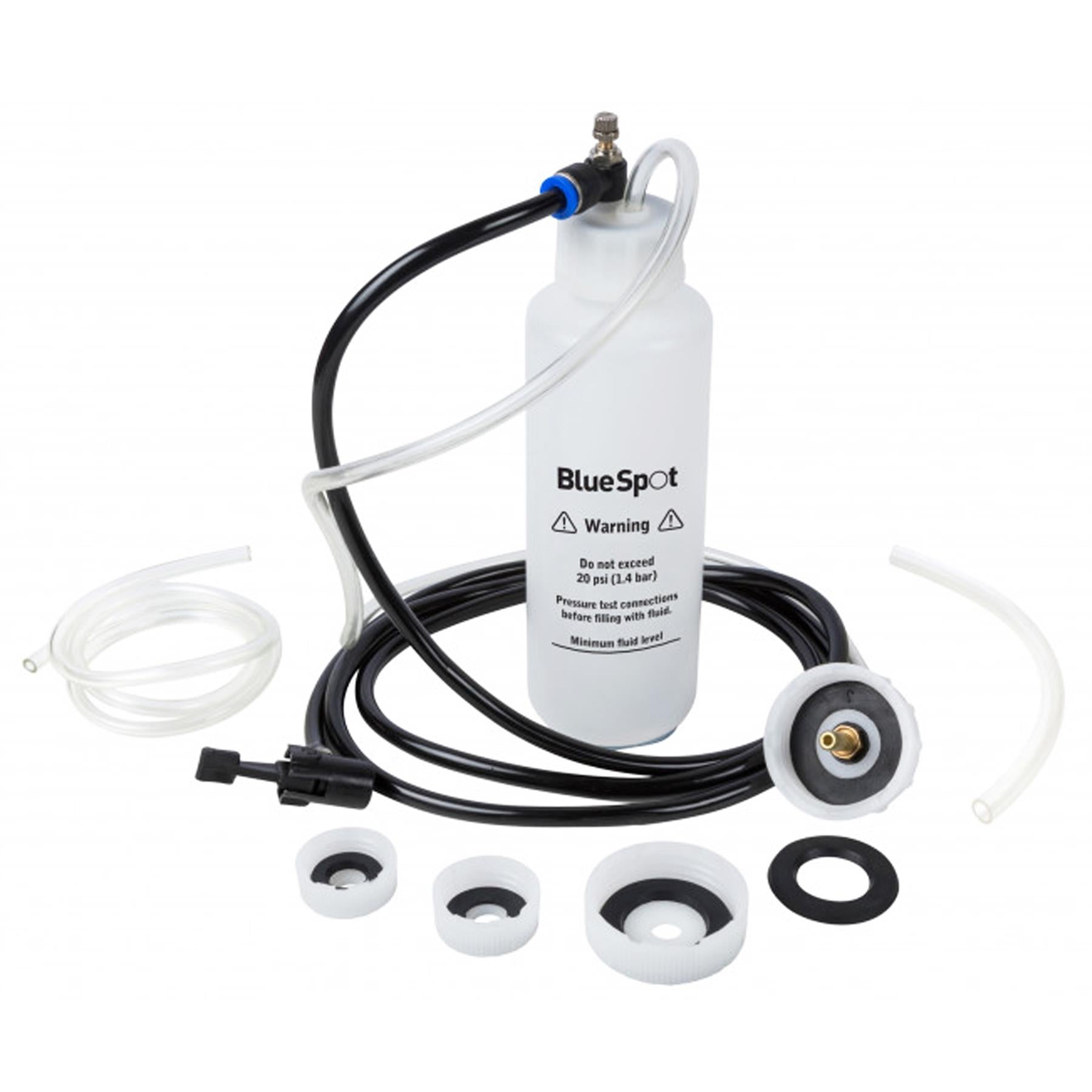 BlueSpot One Person Brake Clutch Vacuum Bleeder Pump Pneumatic Bleeding Kit