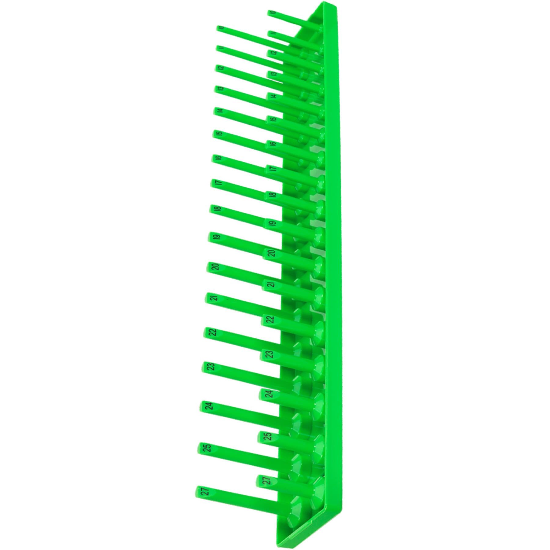 Sealey Socket Holder 1/2"Sq Drive 10-27mm Hi-Vis Green