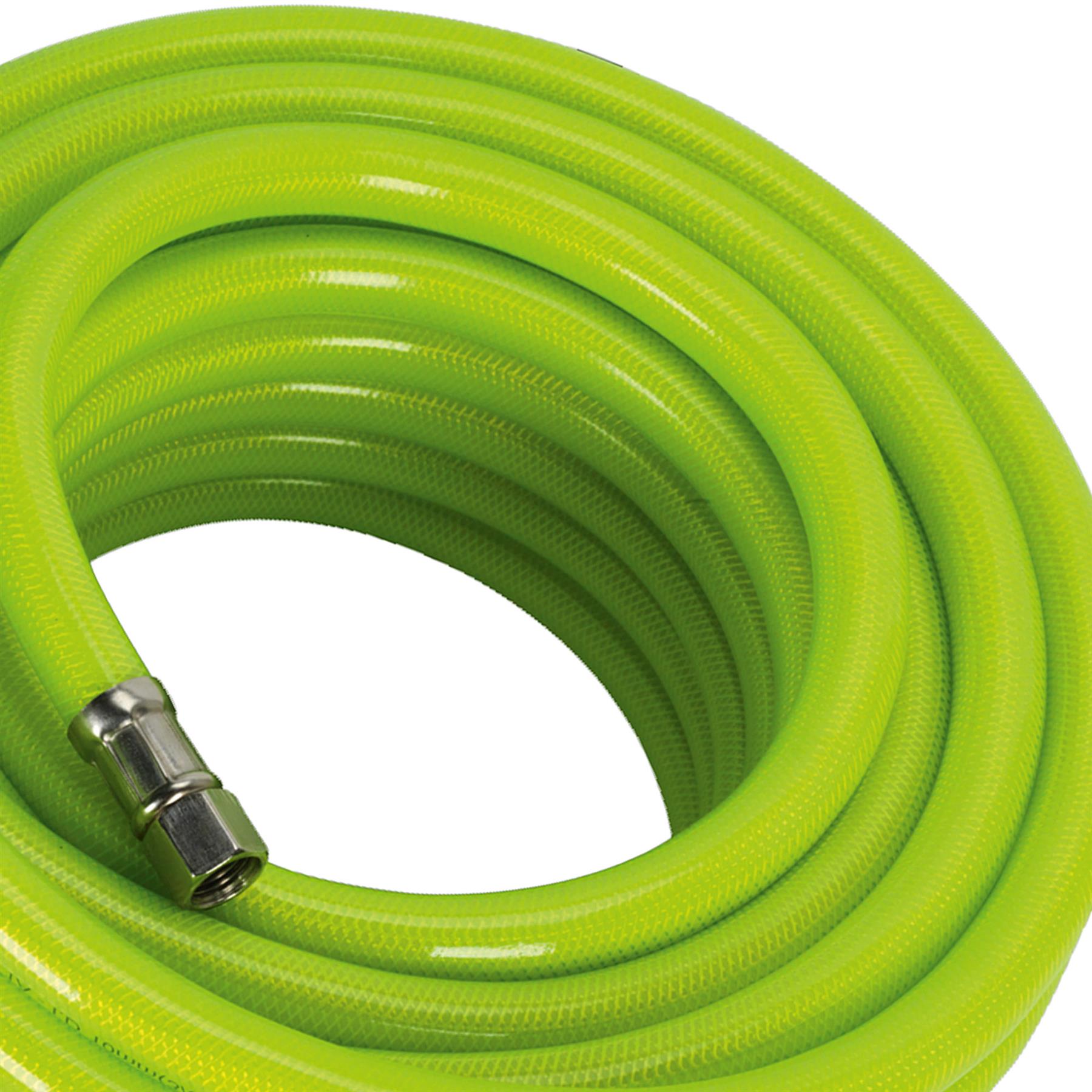 Sealey Air Hose High-Visibility 15m x 10mm with 1/4"BSP Unions