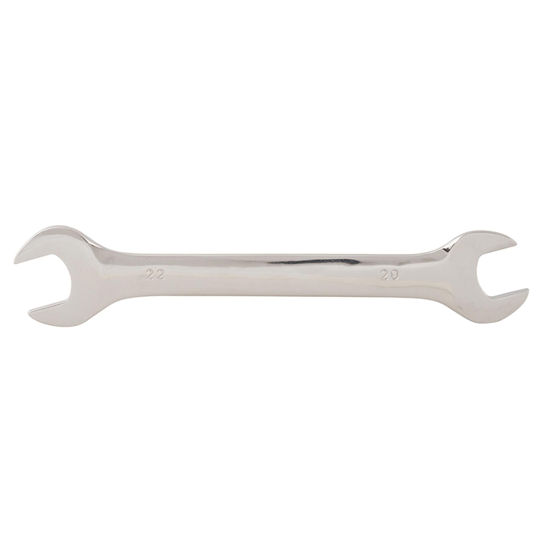 Double-Ended Metric Open-Ended Spanner Wrench 20mm x 22mm Fixed Head