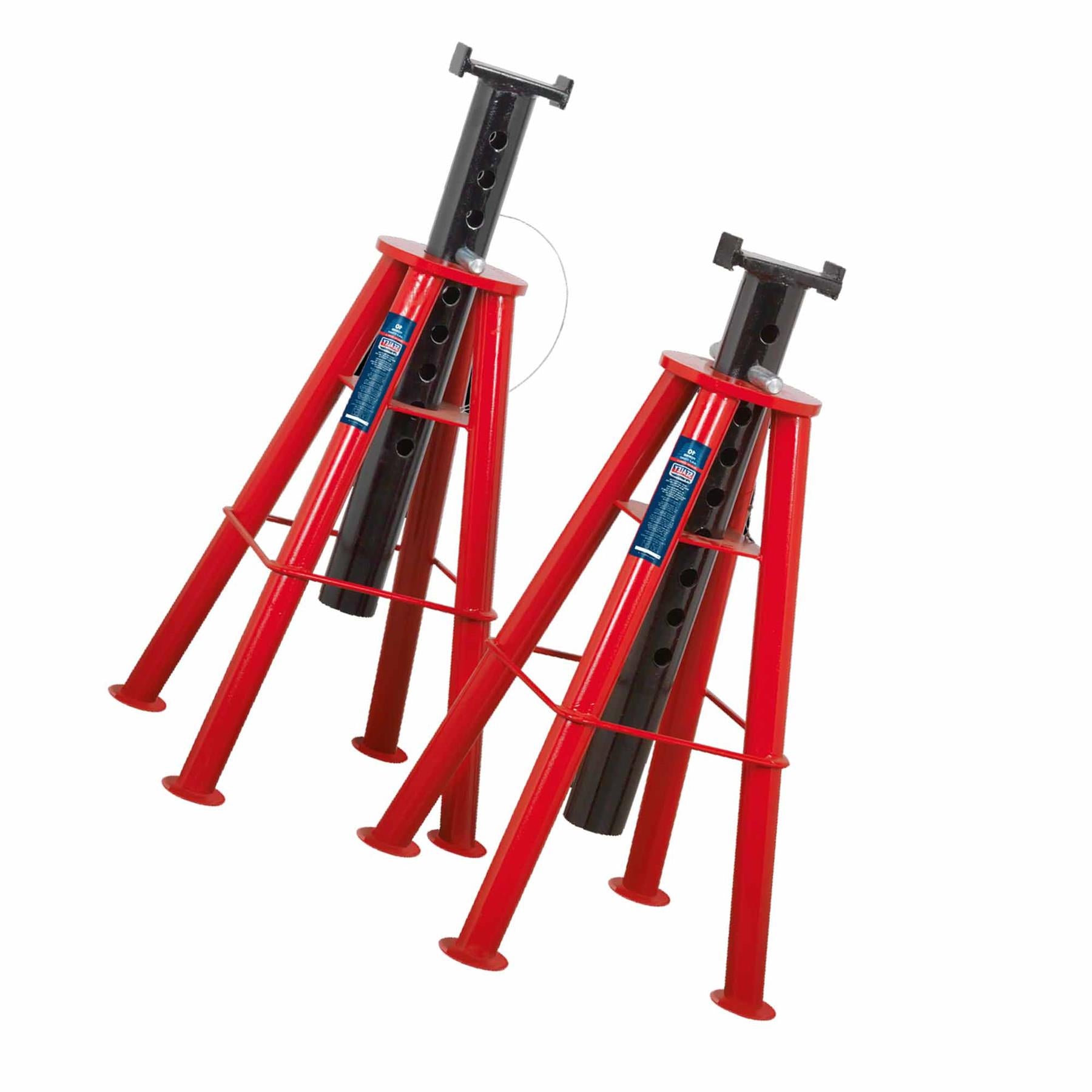 Sealey Axle Stands (Pair) 10tonne Capacity per Stand High Level