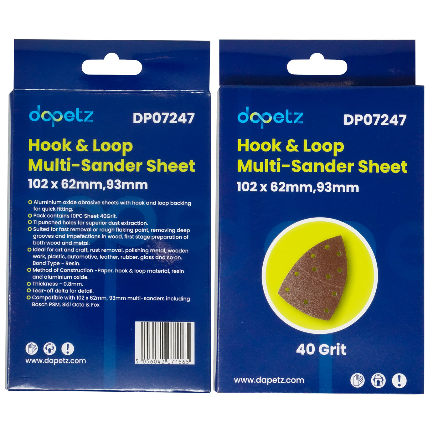 Hook & Loop Multi-Sander Sheets 