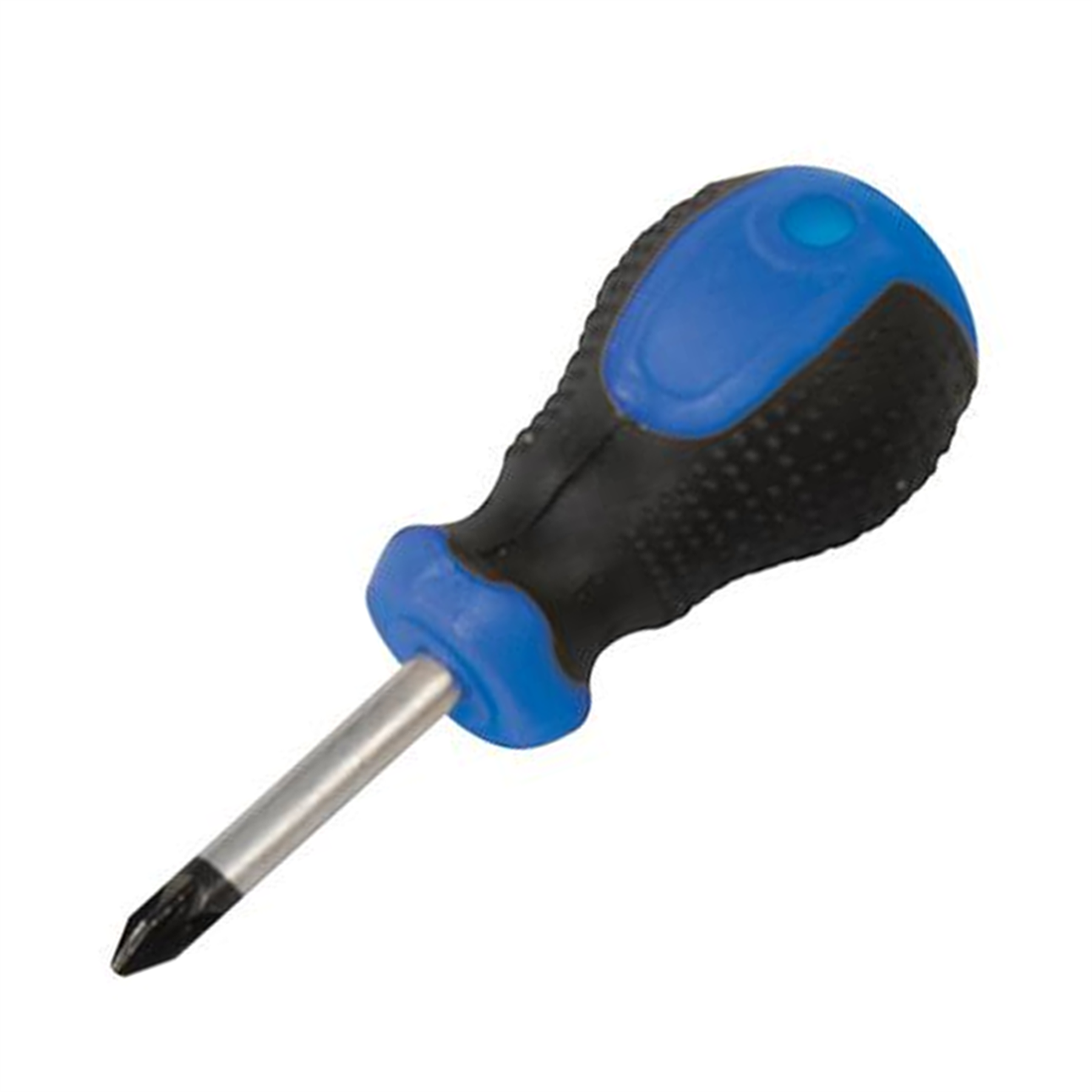 4Pce Stubby Screwdriver Set Chrome Vanadium Steel With Soft-Grip Handles