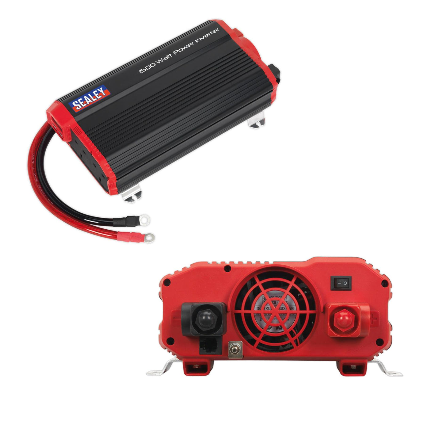 Sealey Power Inverter Modified Sine Wave 1500W 12V DC - 230V 50Hz