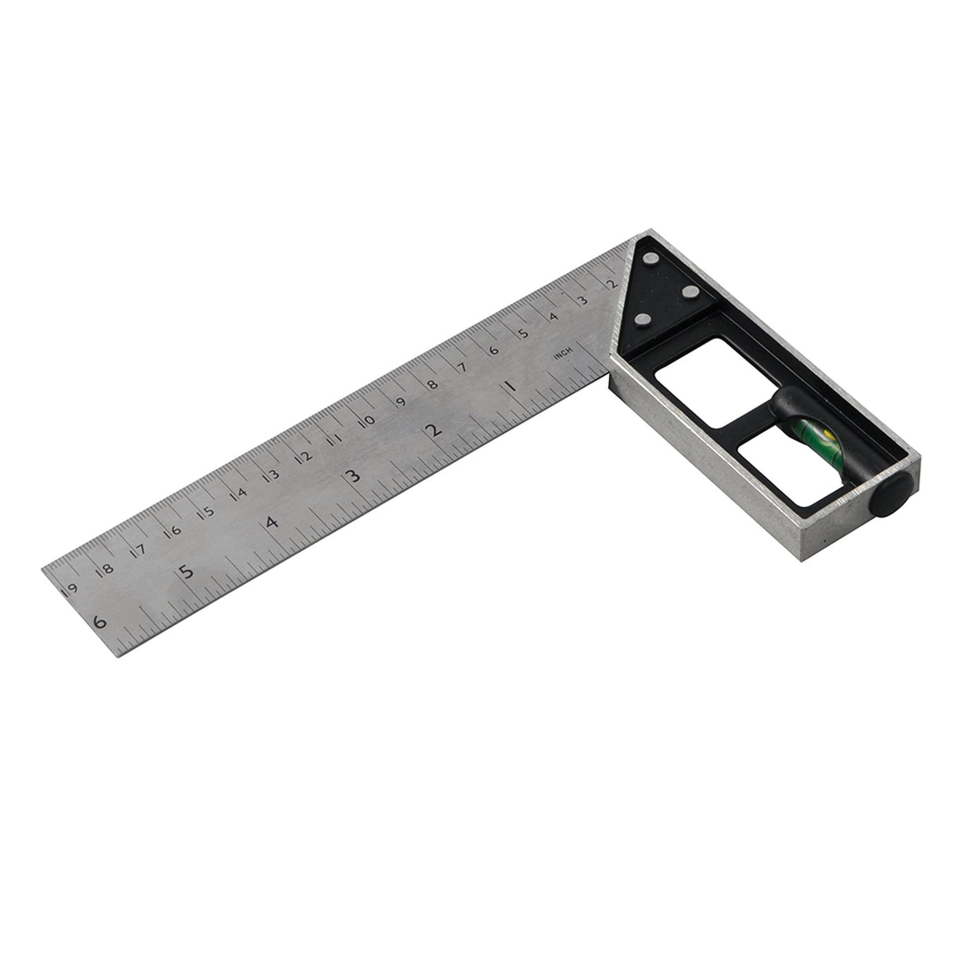 Tri & Mitre Square With Spirit Level 150mm Cast Aluminium Stock Quality