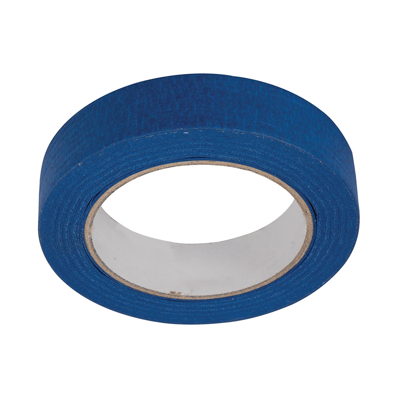 Blue Masking Tape Clean Peel UV Resistant Painters/Decorators 24mm x 50m 4 Rolls