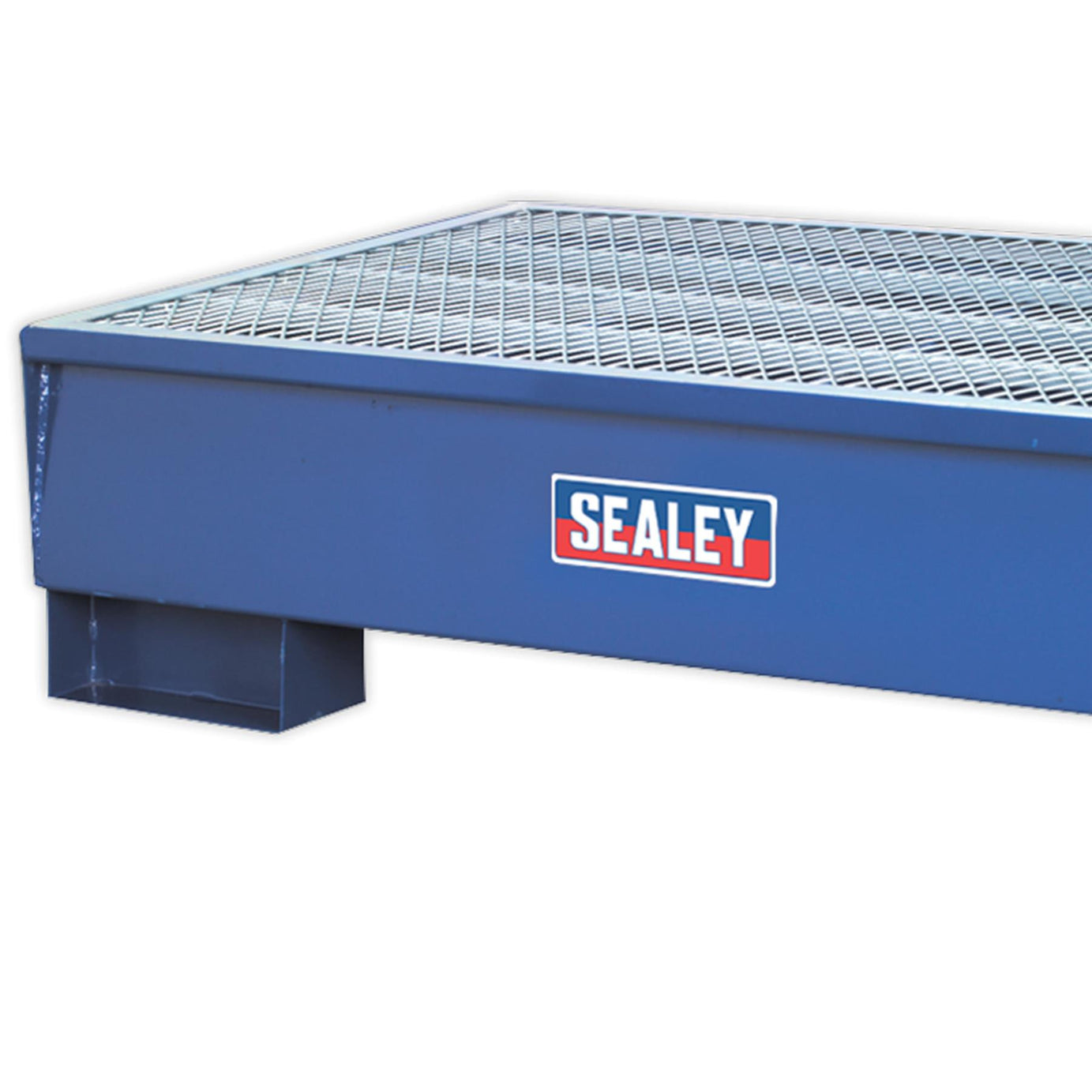 Sealey Barrel Bund 1340 x 800 x 335mm Heavy-duty 1.75mm steel.