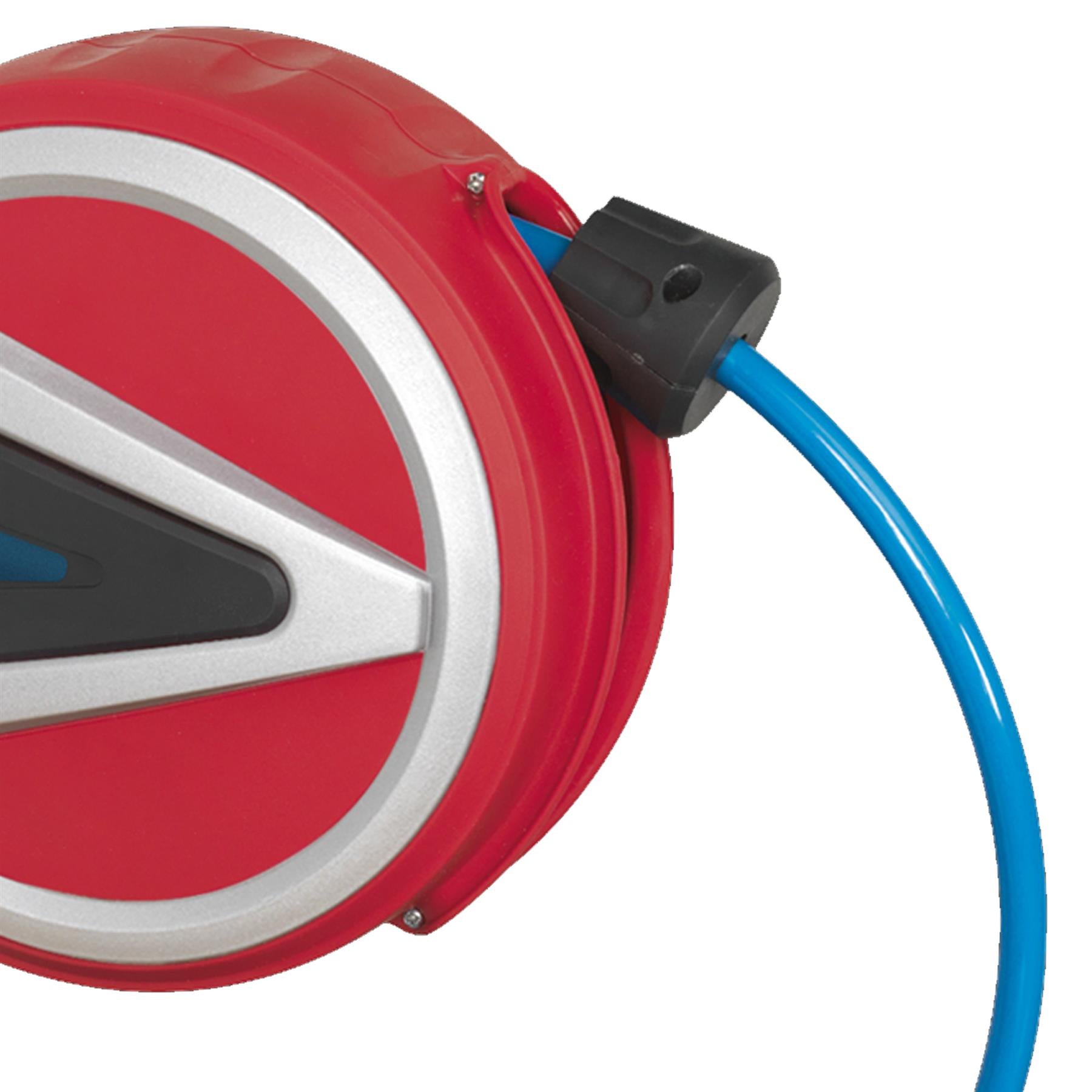 Sealey Retractable Air Hose Reel 6.5m 6.5mm ID - PU Hose