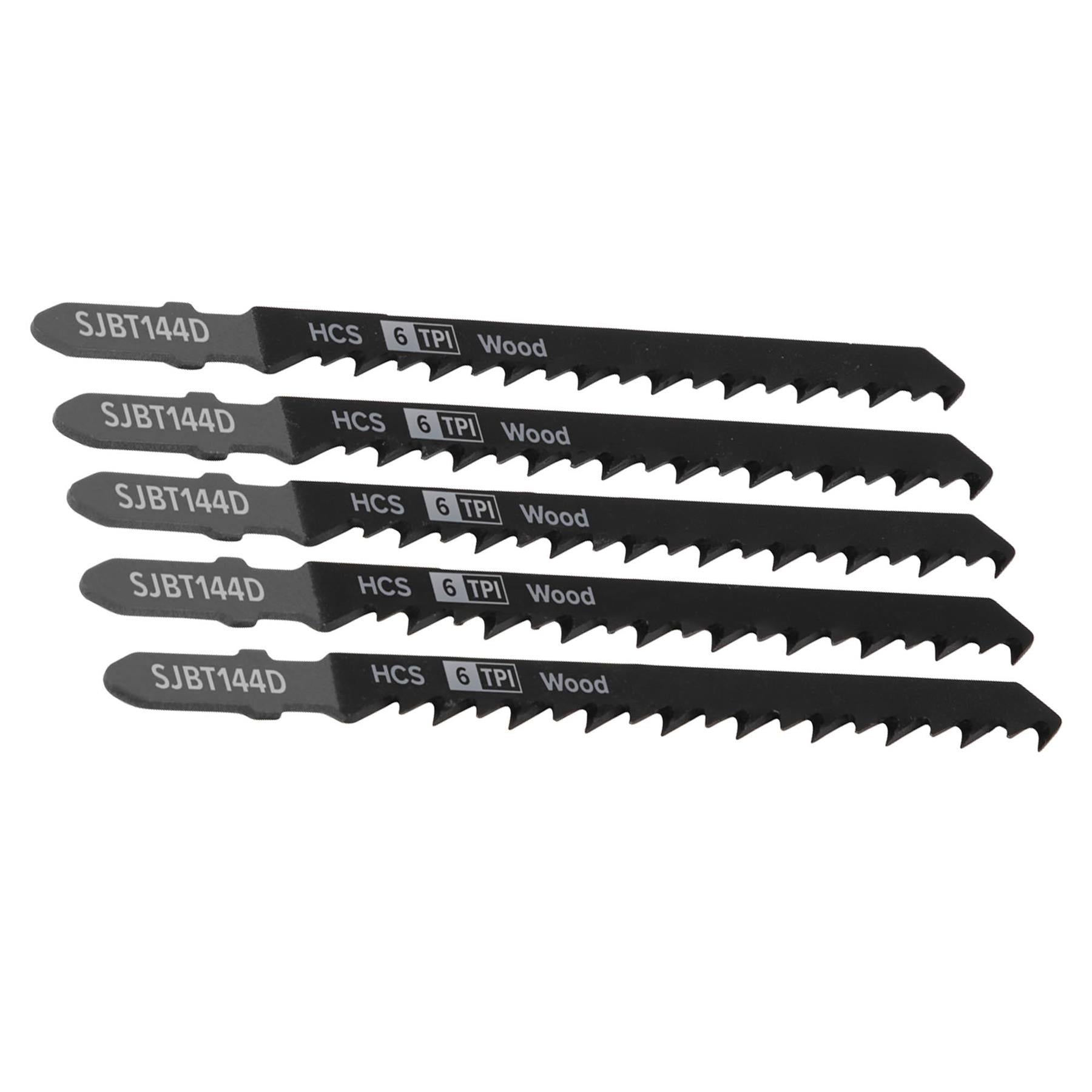 Sealey Jigsaw Blade General Wood 100mm 6tpi - Pack of 5