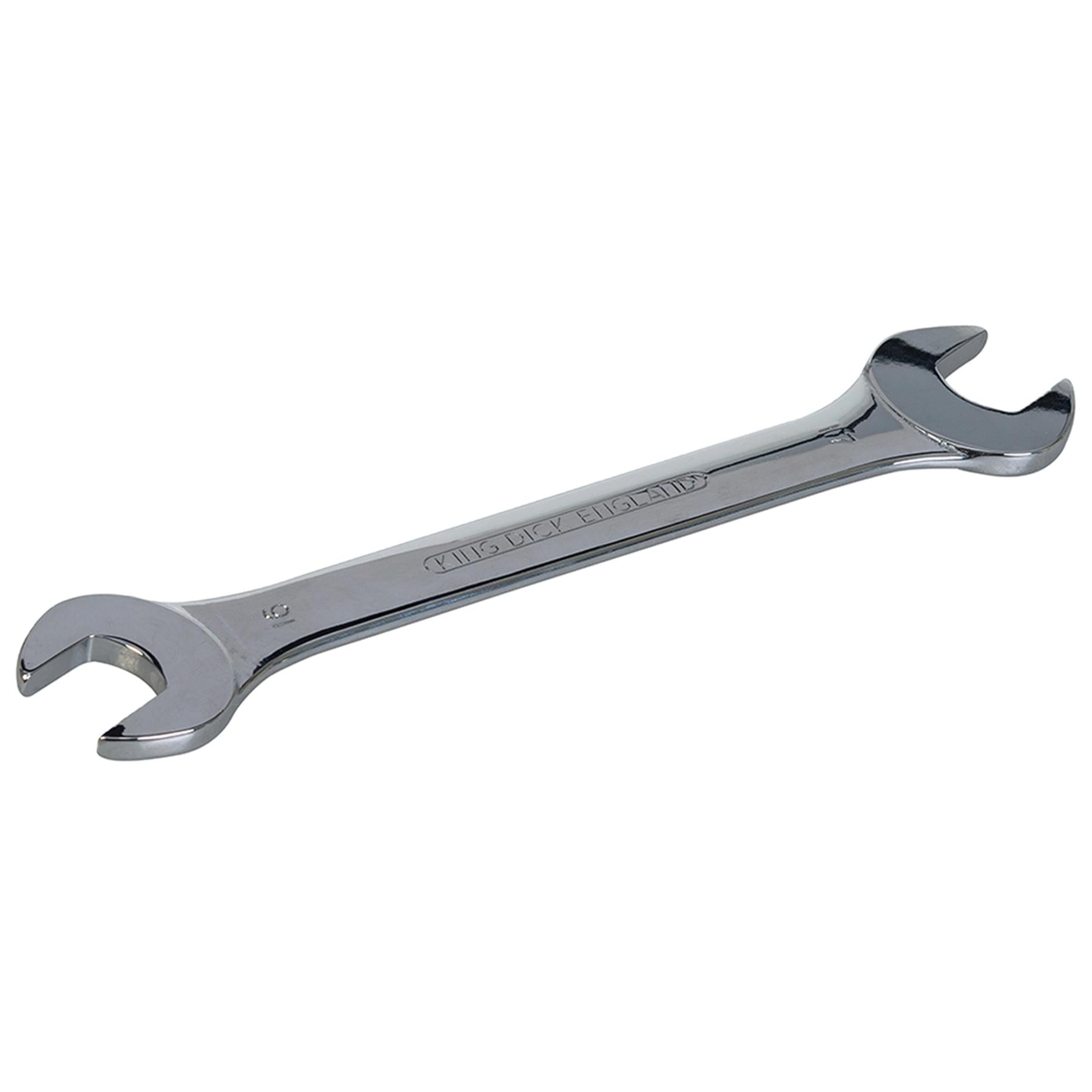 King Dick Open Ended Fully Chromed Spanner Wrench Fixed Head Metric 16mm - 17mm