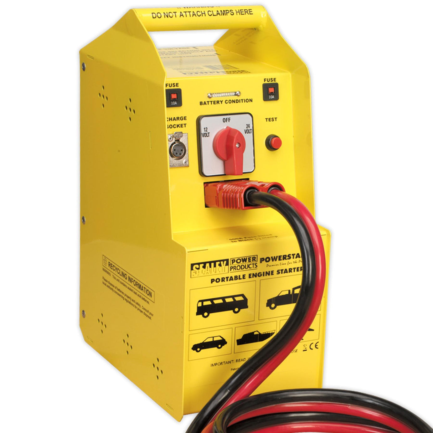 Sealey PowerStart Emergency Jump Starter 900hp Start 12/24V