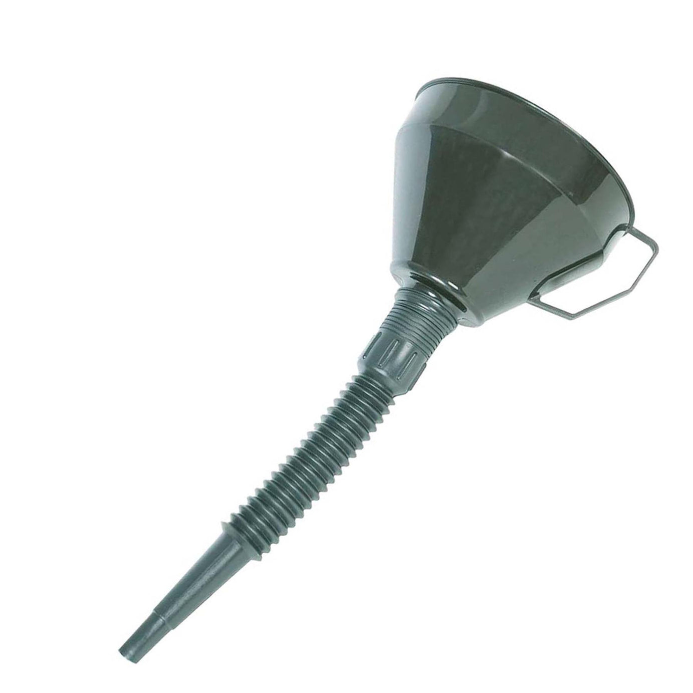 Plastic Funnel With Spout - 160mm - With Brassed Gauze Filter Thick Durable
