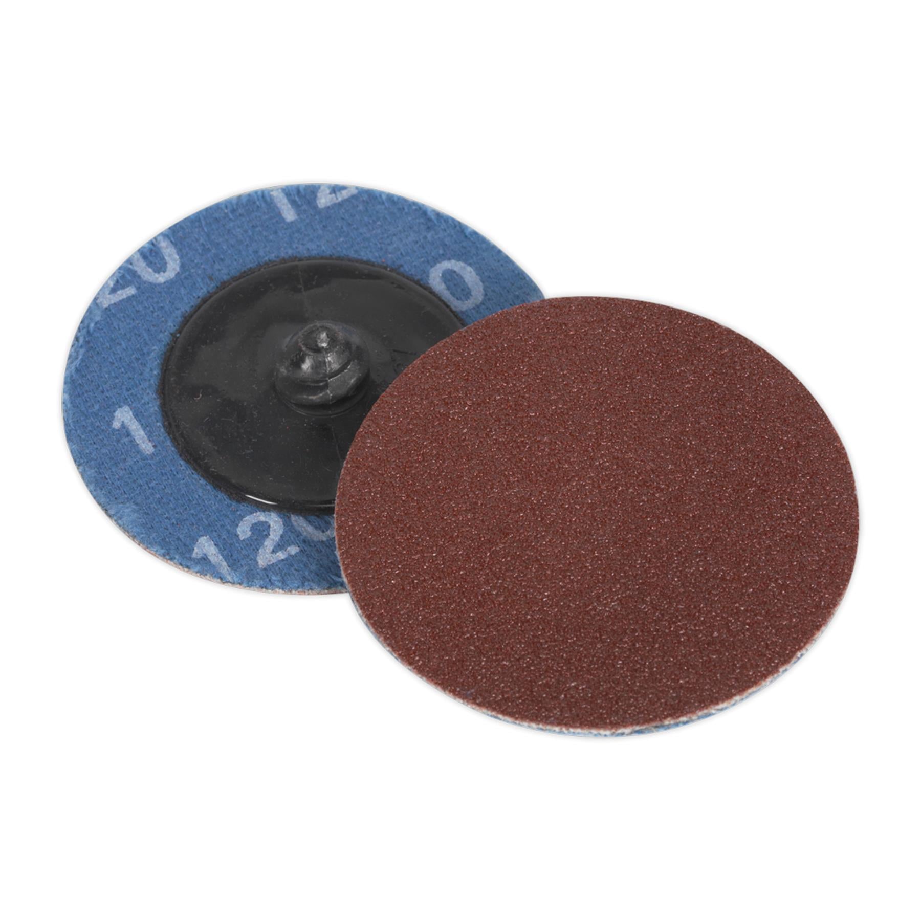 Sealey Quick-Change Sanding Disc 50mm 120Grit Pack of 10