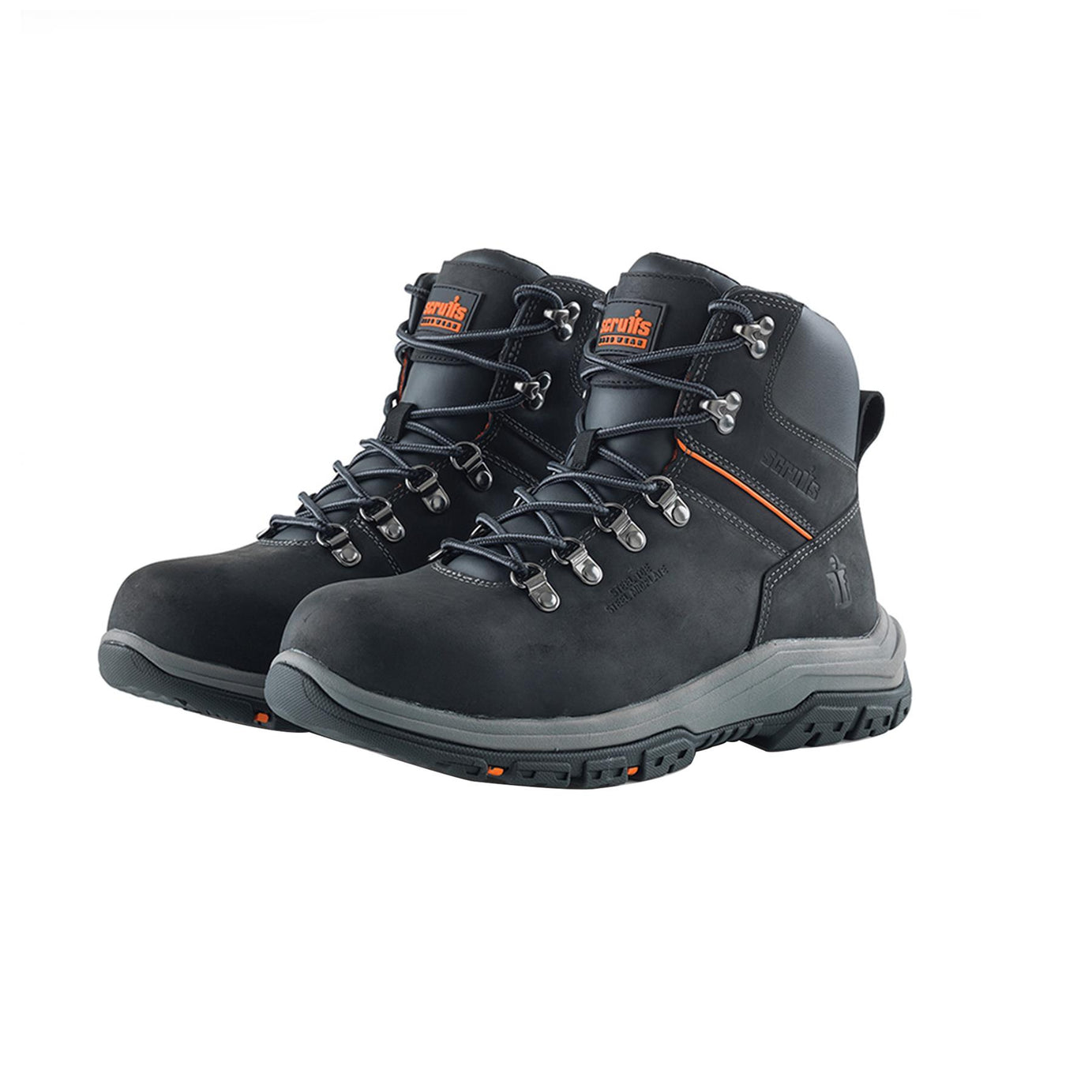 Scruffs Rafter Safety Boots Black Size 8 / 42 Extra Comfort.