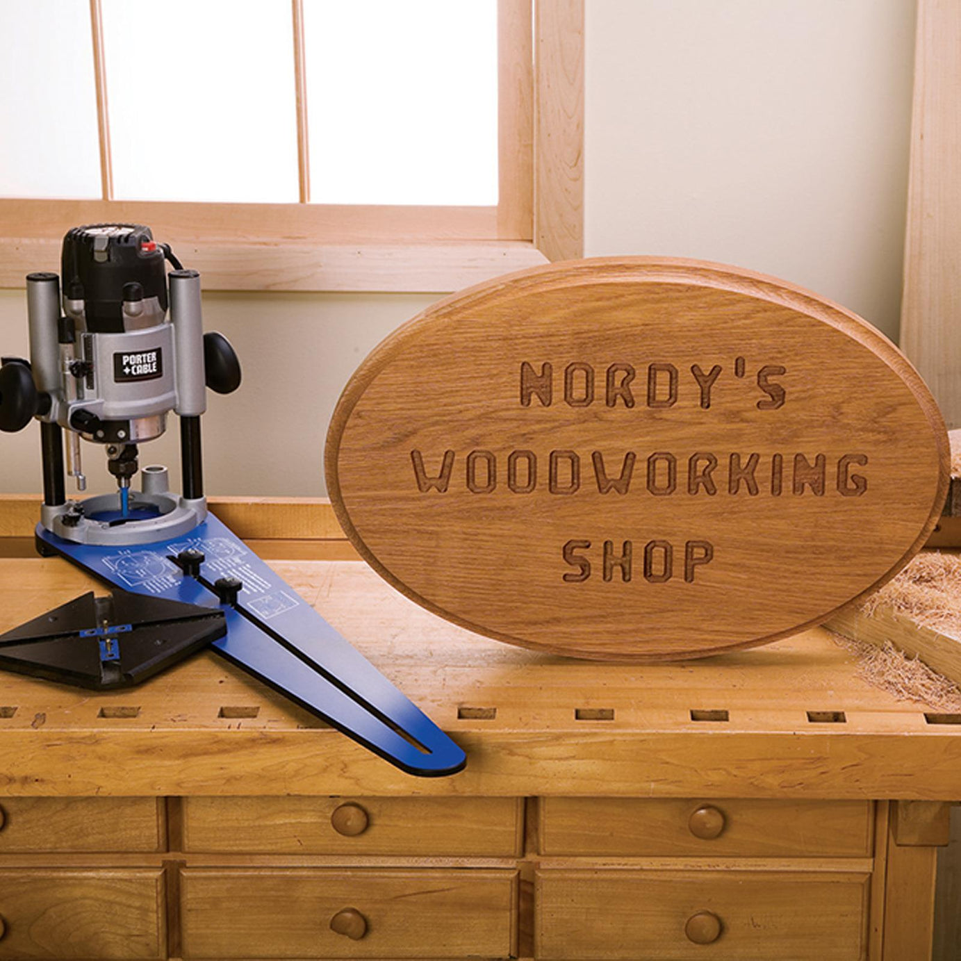 Ellipse Circle Router Jig 235 - 1320mm (9-1/4 - 52")  Durable Phenolic Material