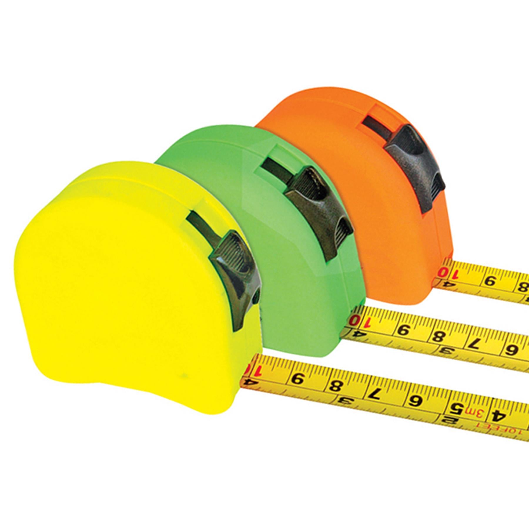 18Pce Hi-Vis Contour Tape Display Box 8M X 25mm Hgih Quality Tools New