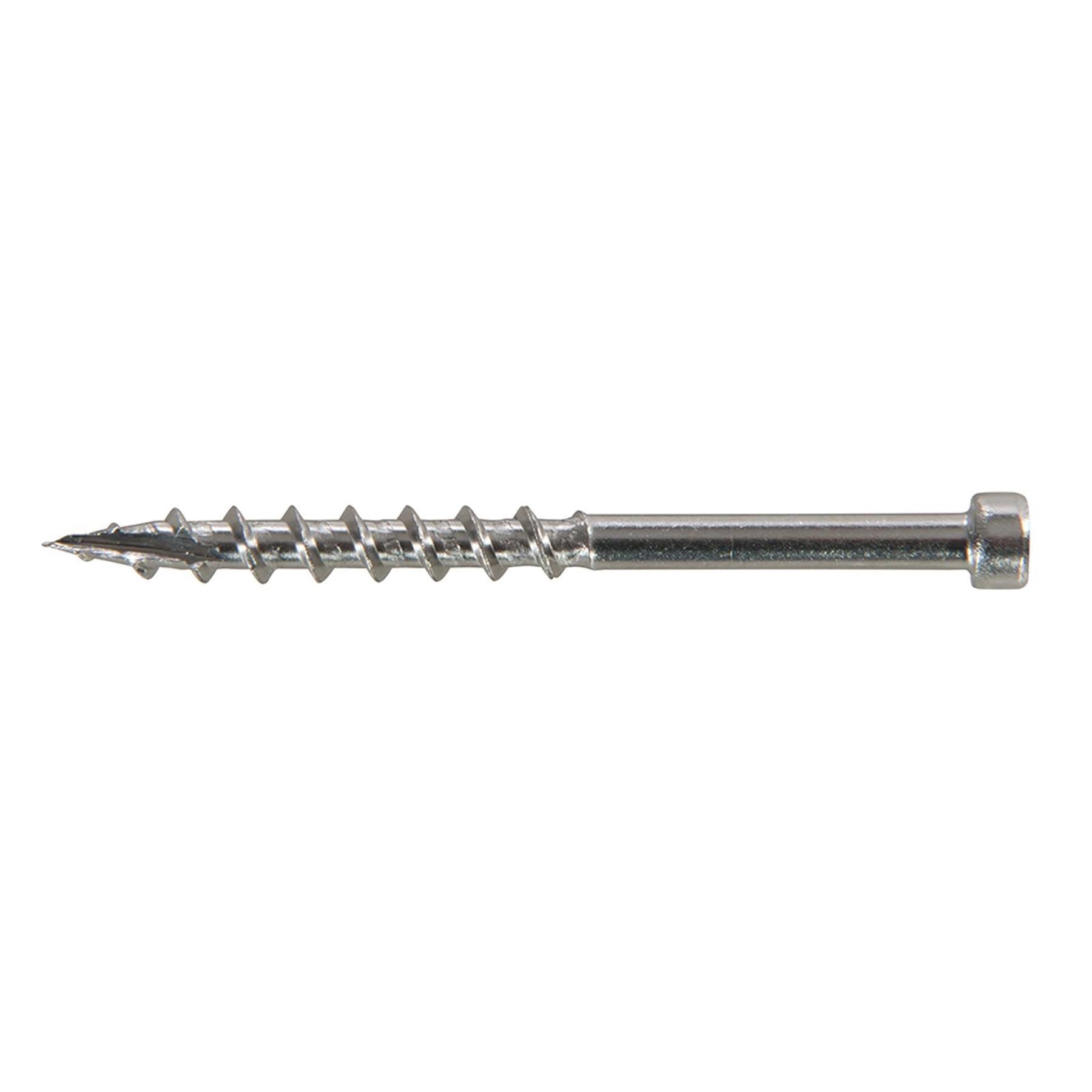 Stainless Steel Pocket-Hole Screws Pan Head Coarse  Thread -SS Deck 8 x 2" 500pk