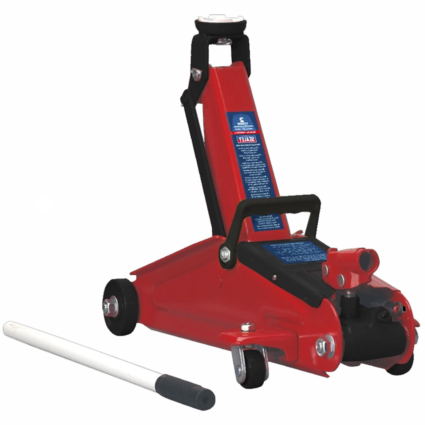 Sealey Trolley Jack 2tonne Short Chassis with Storage Case