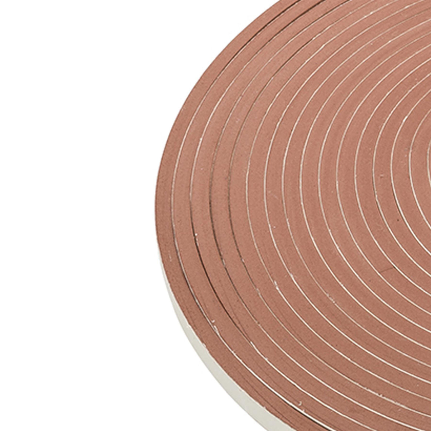 EVA Foam 10.5m Brown Draught Excluder - Self Adhesive Weather Strip - Window and Door Seal