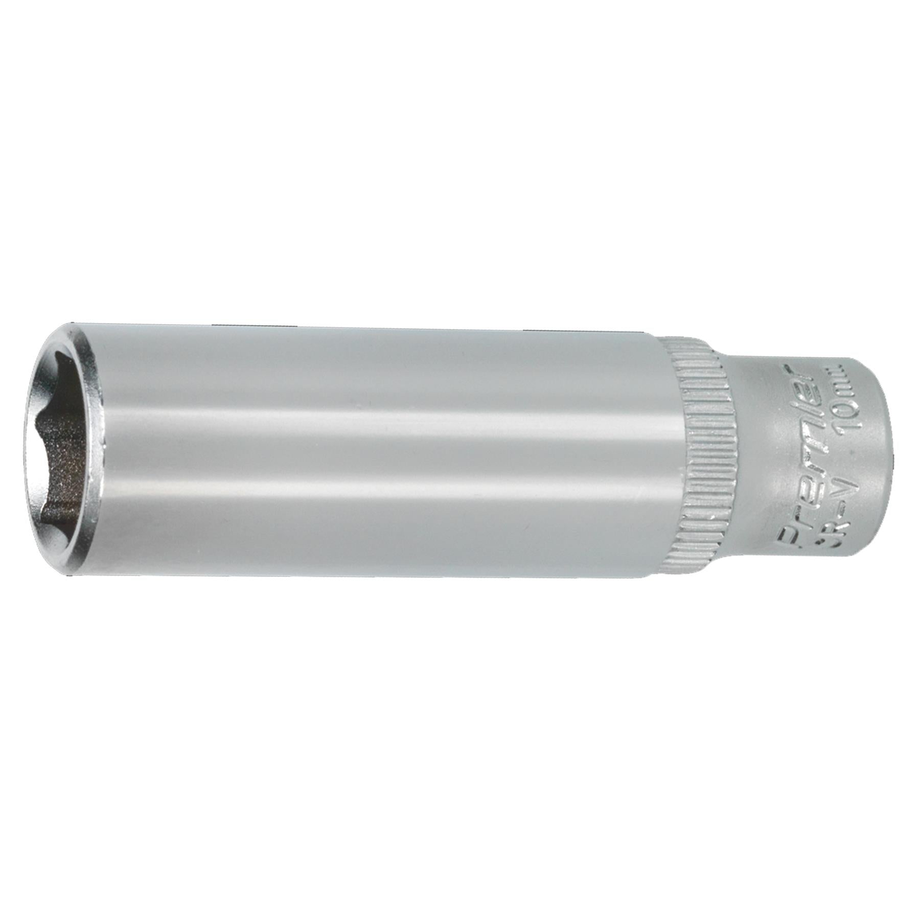 Sealey WallDrive Socket 10mm Deep 1/4"Sq Drive Chrome Vanadium steel