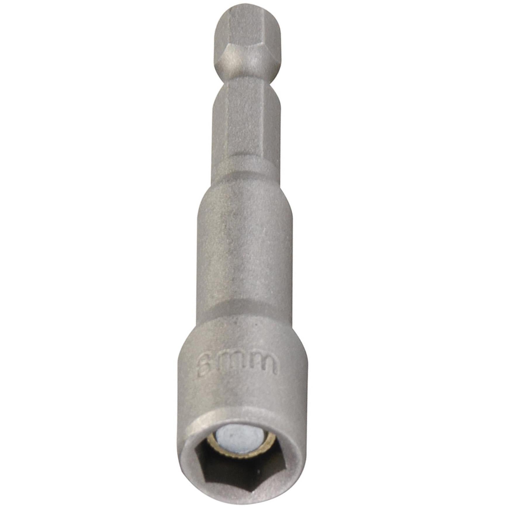 Magnetic Nut Driver 8 X 65mm Adapter Drill Screw 1/4" Hex Shank Chrome Vanadium