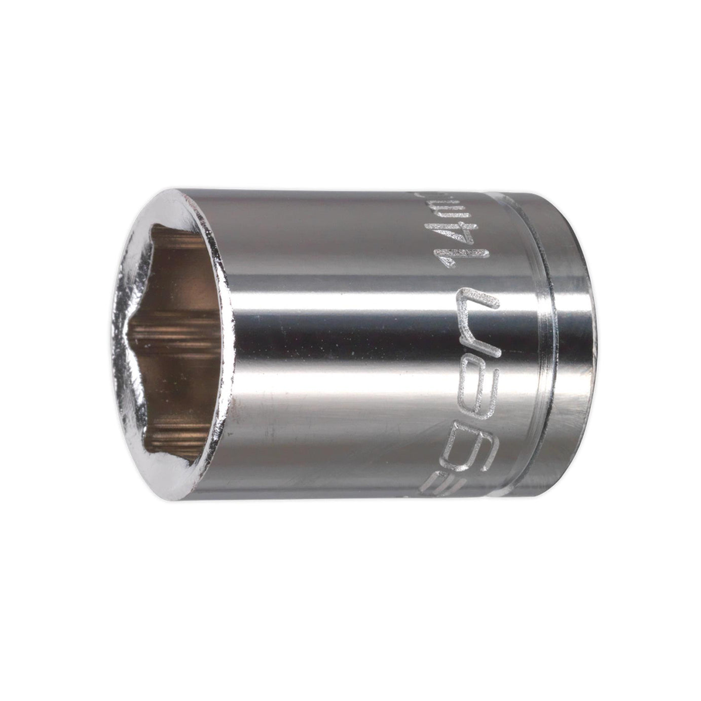 Sealey WallDrive Socket 14mm 3/8"Sq Drive  Carbon Steel