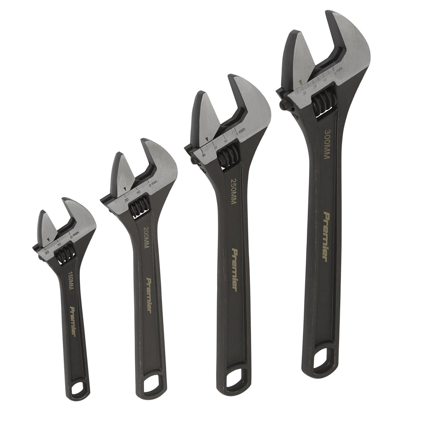 Sealey Adjustable Wrench Set 4pc