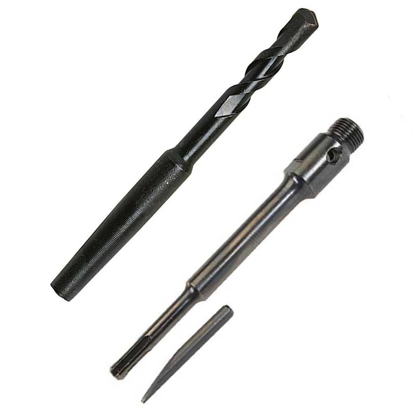 TCT Core Drill Bit 115mm Hole Saw Masonry Stone Brick SDS Plus 200mm Shaft Pilot
