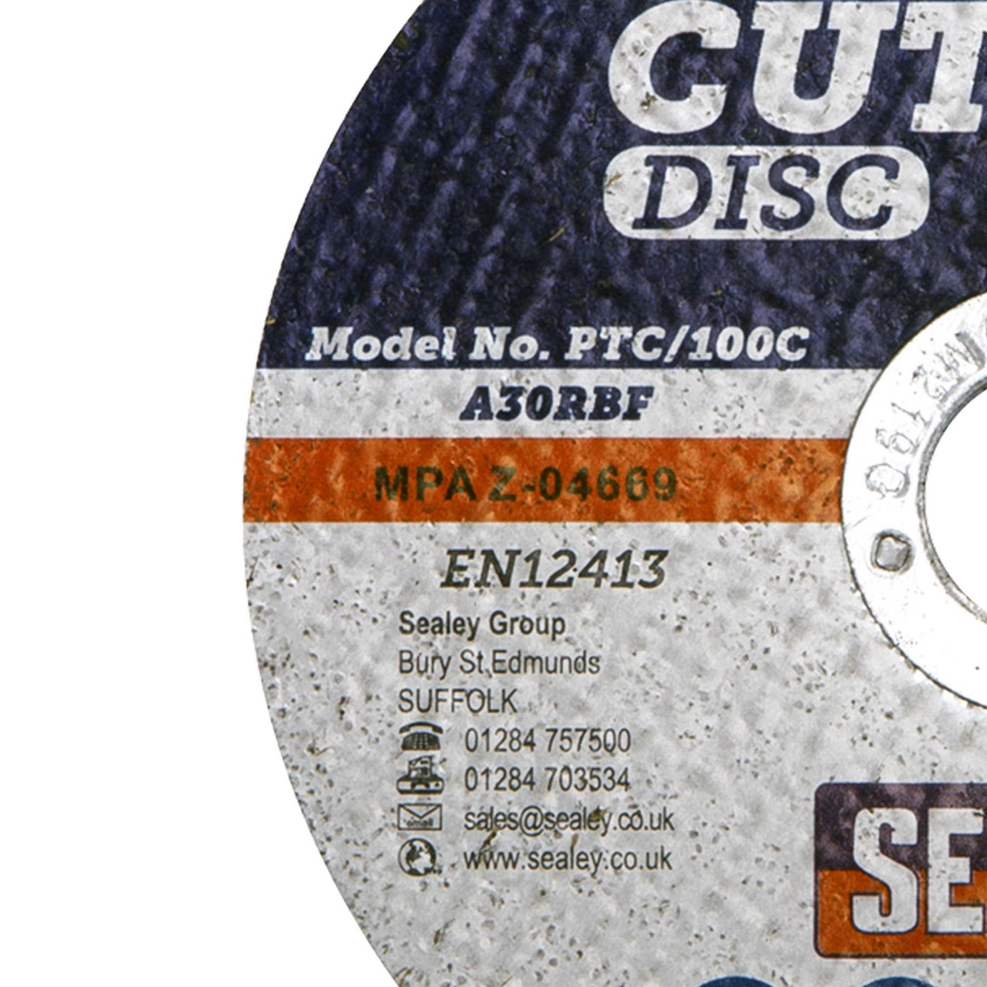 Sealey Cutting Disc �100 x 3mm 16mm Bore