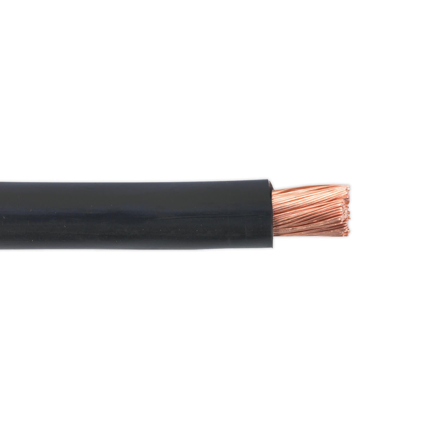 Sealey Automotive Starter Cable 315/0.40mm 40mm 300A 10m Black