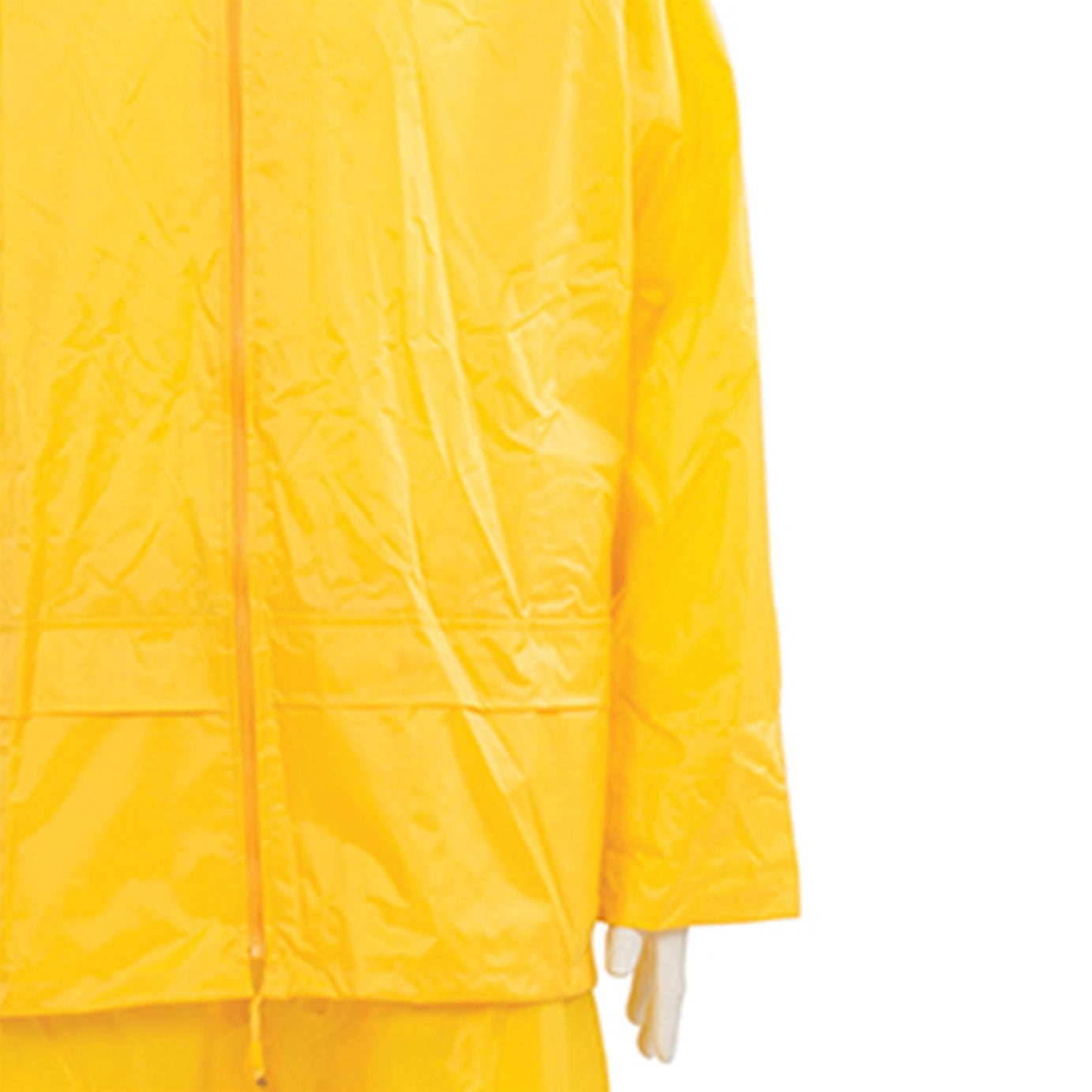 2Pce Rain Suit Yellow Large 74cm - 130cm (29 - 51") Includes Hood With Neck Cord