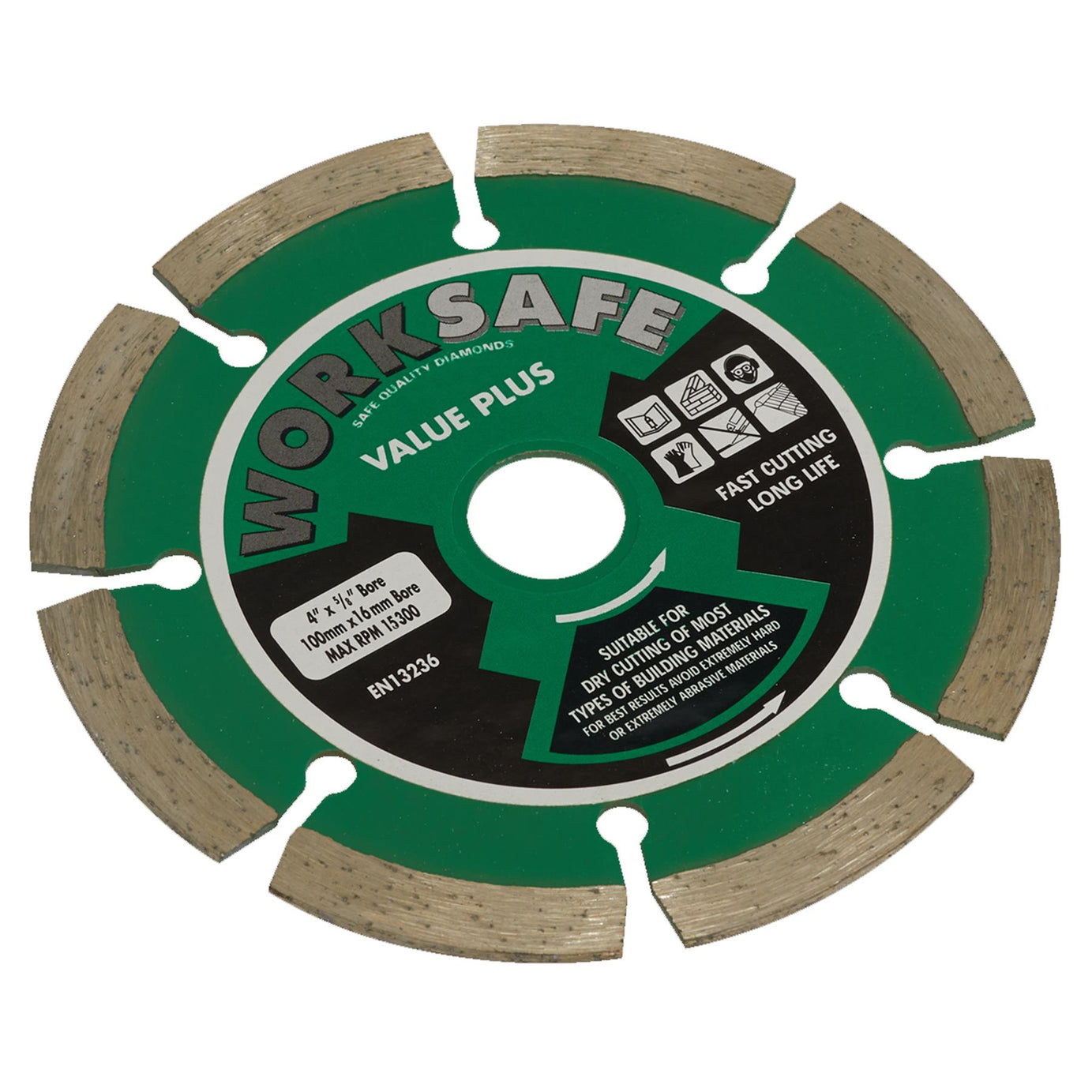 Sealey Value Plus Diamond Blade Ø100 x 16mm