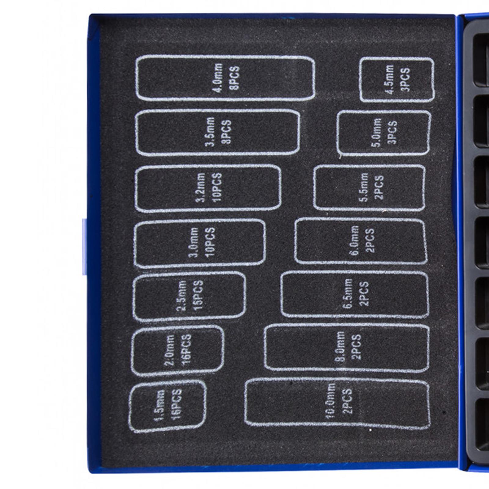 BlueSpot 99Pce Cobalt Drill Bit Set (1.5-10mm) M35 Steel Bit Thick Strong Material Drill