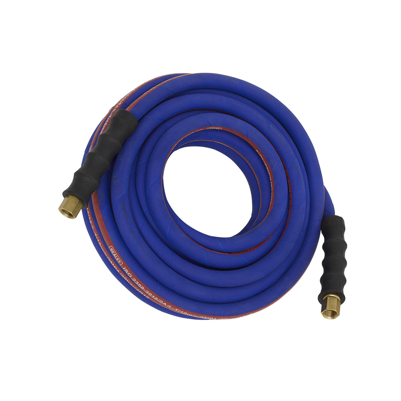Sealey Air Compressor Hose 10m x Ø10mm with 1/4"BSP Unions Extra-Heavy-Duty