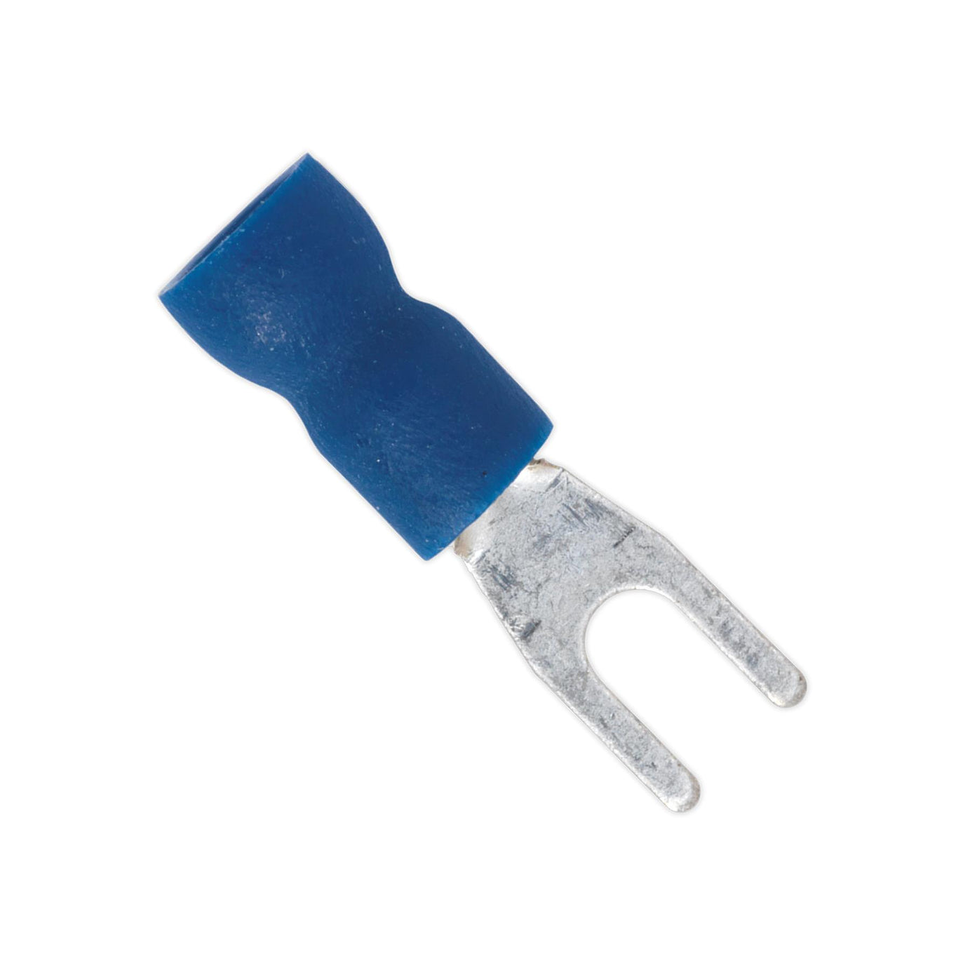 Sealey Easy-Entry Fork Terminal �3.7mm (4BA) Blue Pack of 100