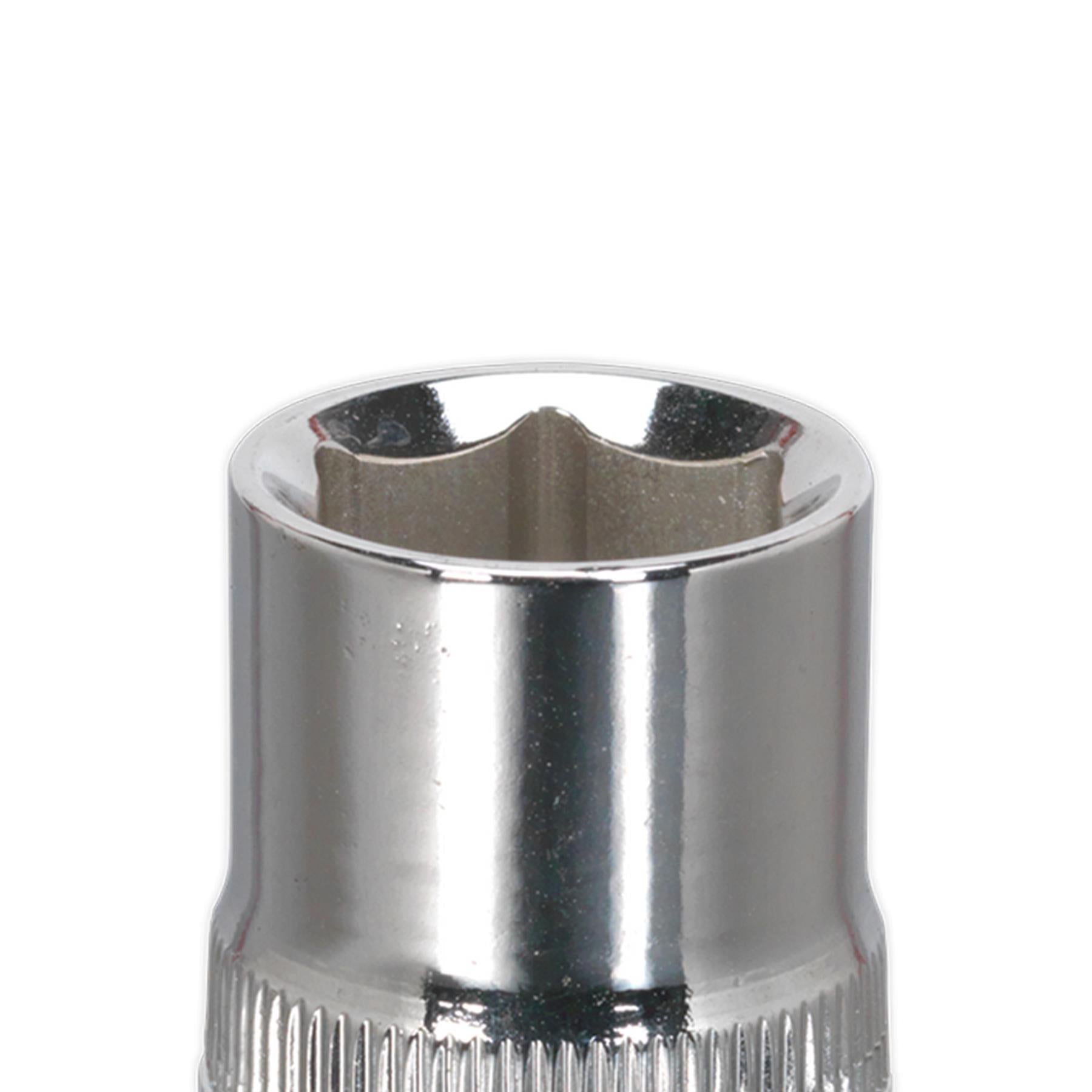 Sealey WallDrive Socket 14mm 1/2"Sq Drive Fully Polished