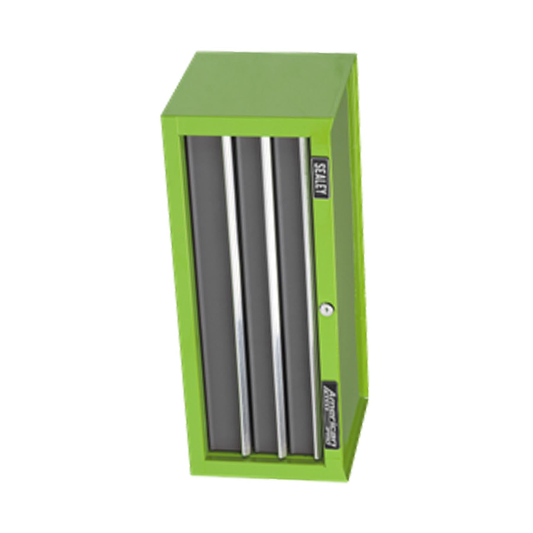 Sealey Mid-Box 3 Drawer with Ball-Bearing Slides - Green/Grey