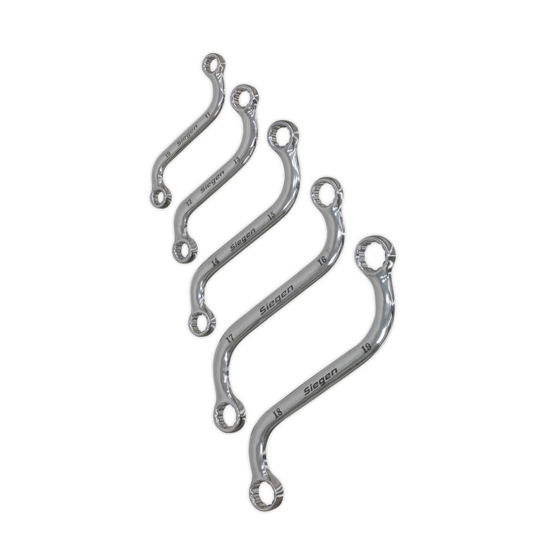 Sealey S-Spanner Set 5pc Metric