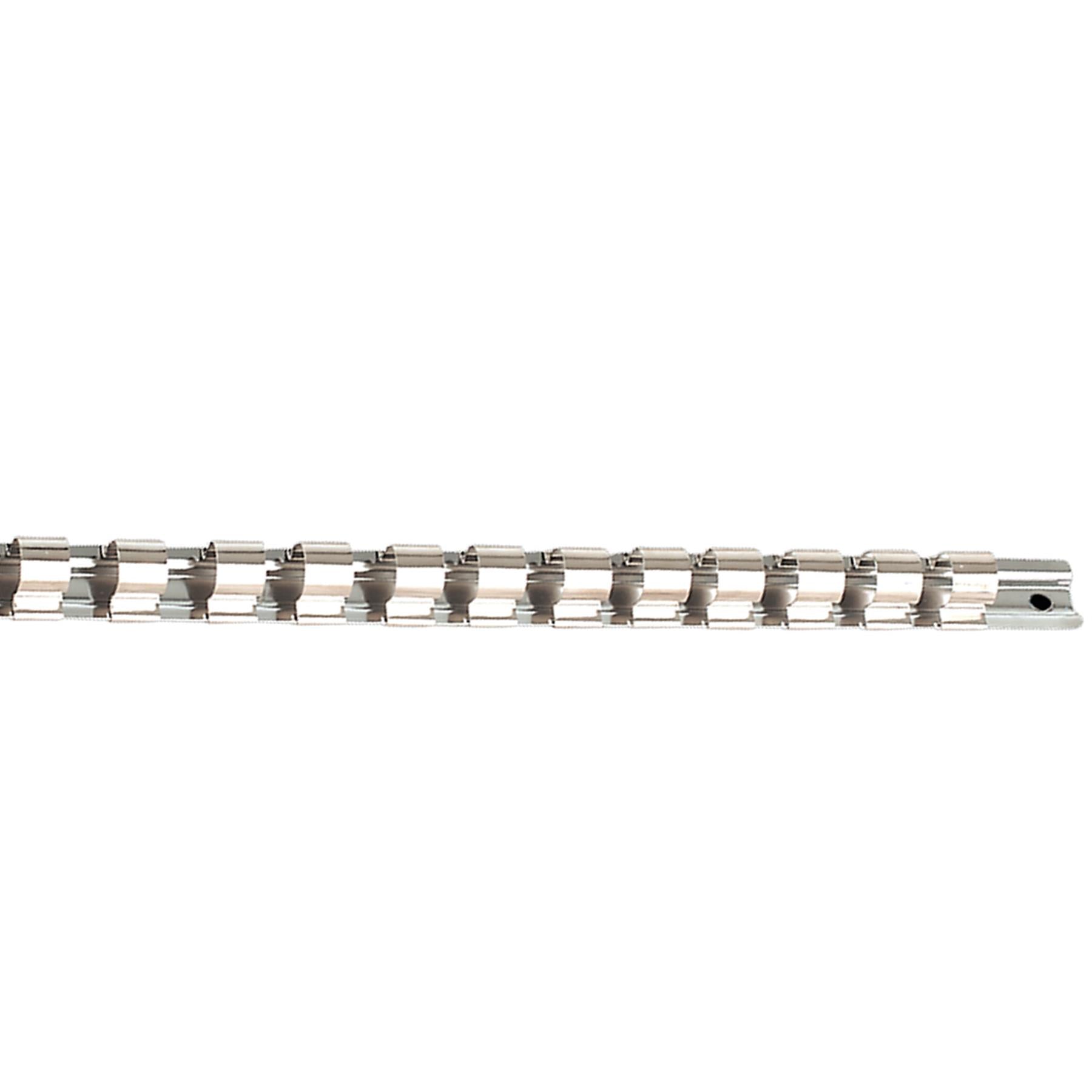 Sealey Socket Retaining Rail with 14 Clips 1/2"Sq Drive