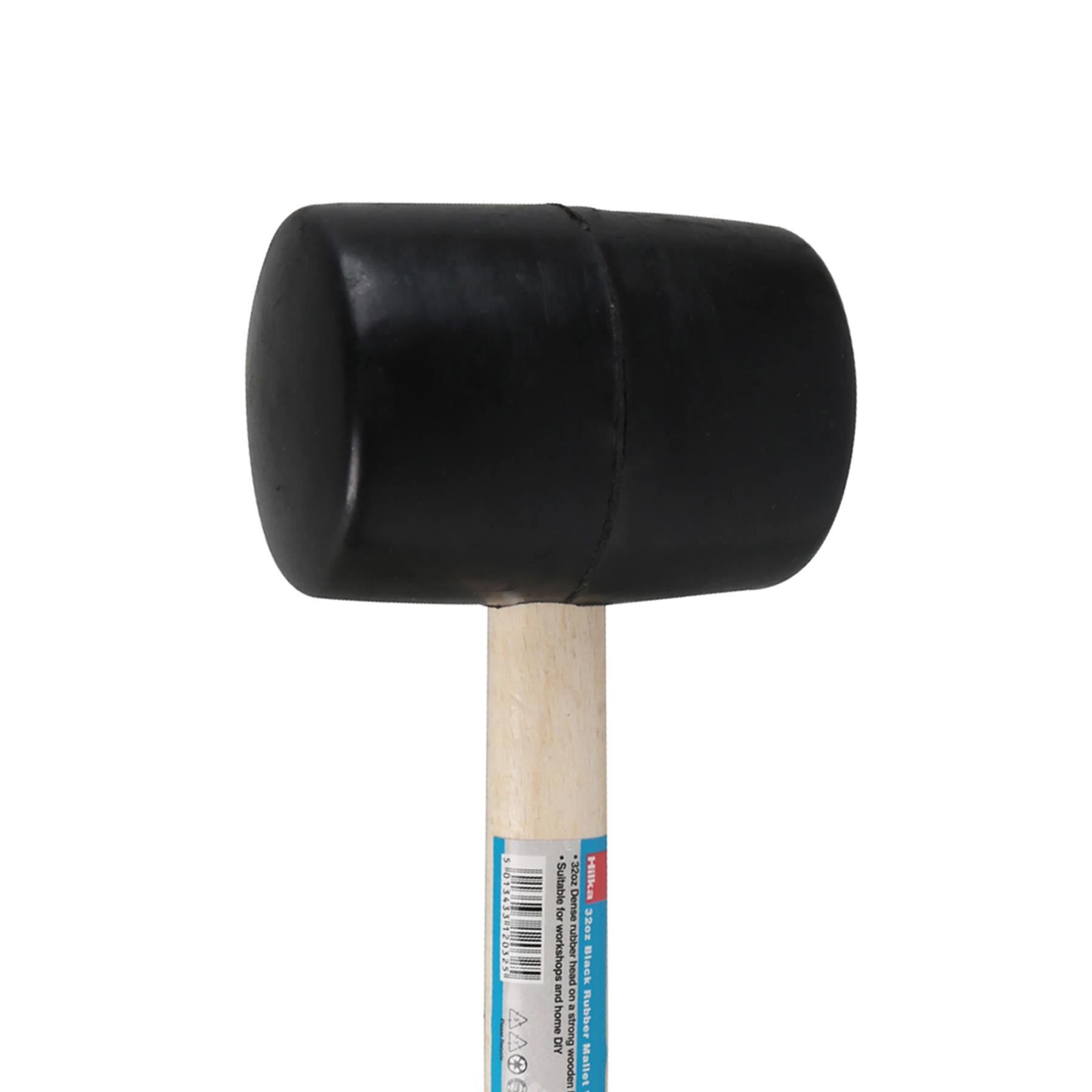 black rubber mallet