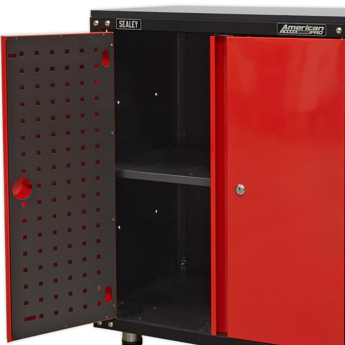 Sealey Modular 2 Door Cabinet with Worktop 665mm