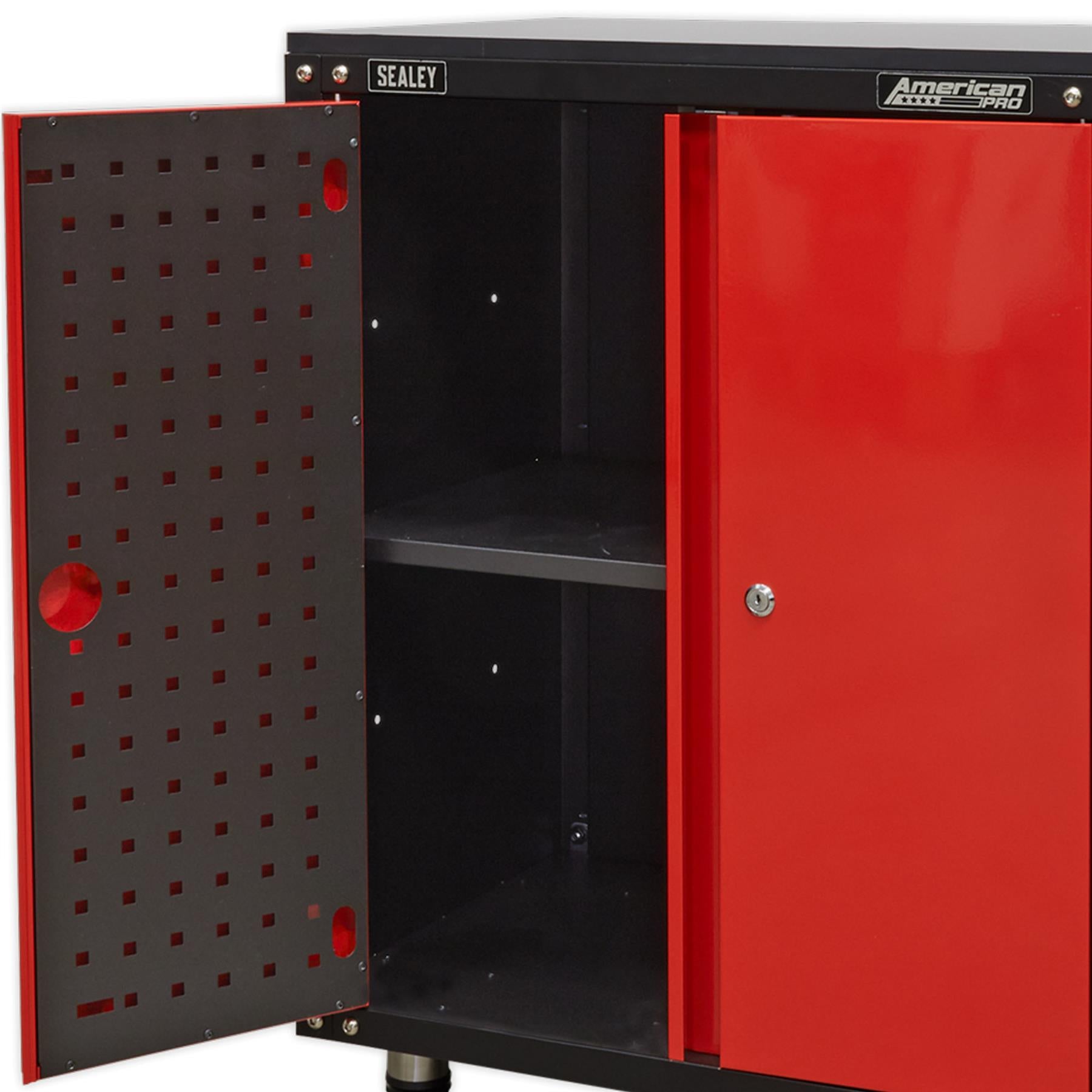 Sealey Modular 2 Door Cabinet with Worktop 665mm