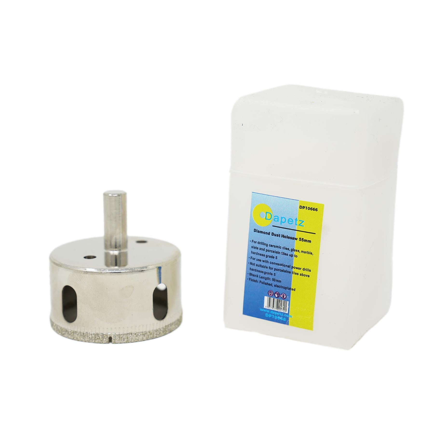 Diamond Holesaw 55mm Drill Bit Cutter Tile Ceramic Glass Porcelain Marble