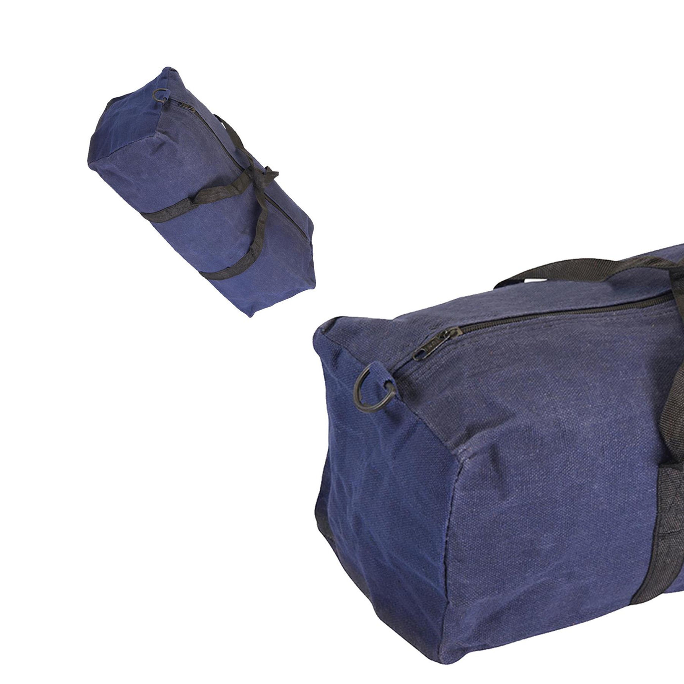 Heavy Duty Cotton Canvas Tool Bag Strong Handles Zip 3 Sizes 460mm